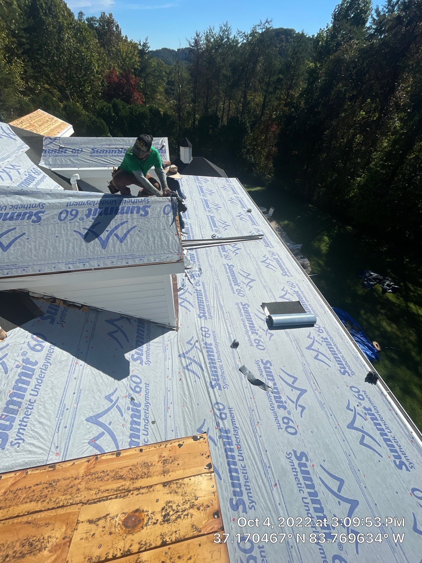 Residential Roofing Installation  by KISH RESTORATION 