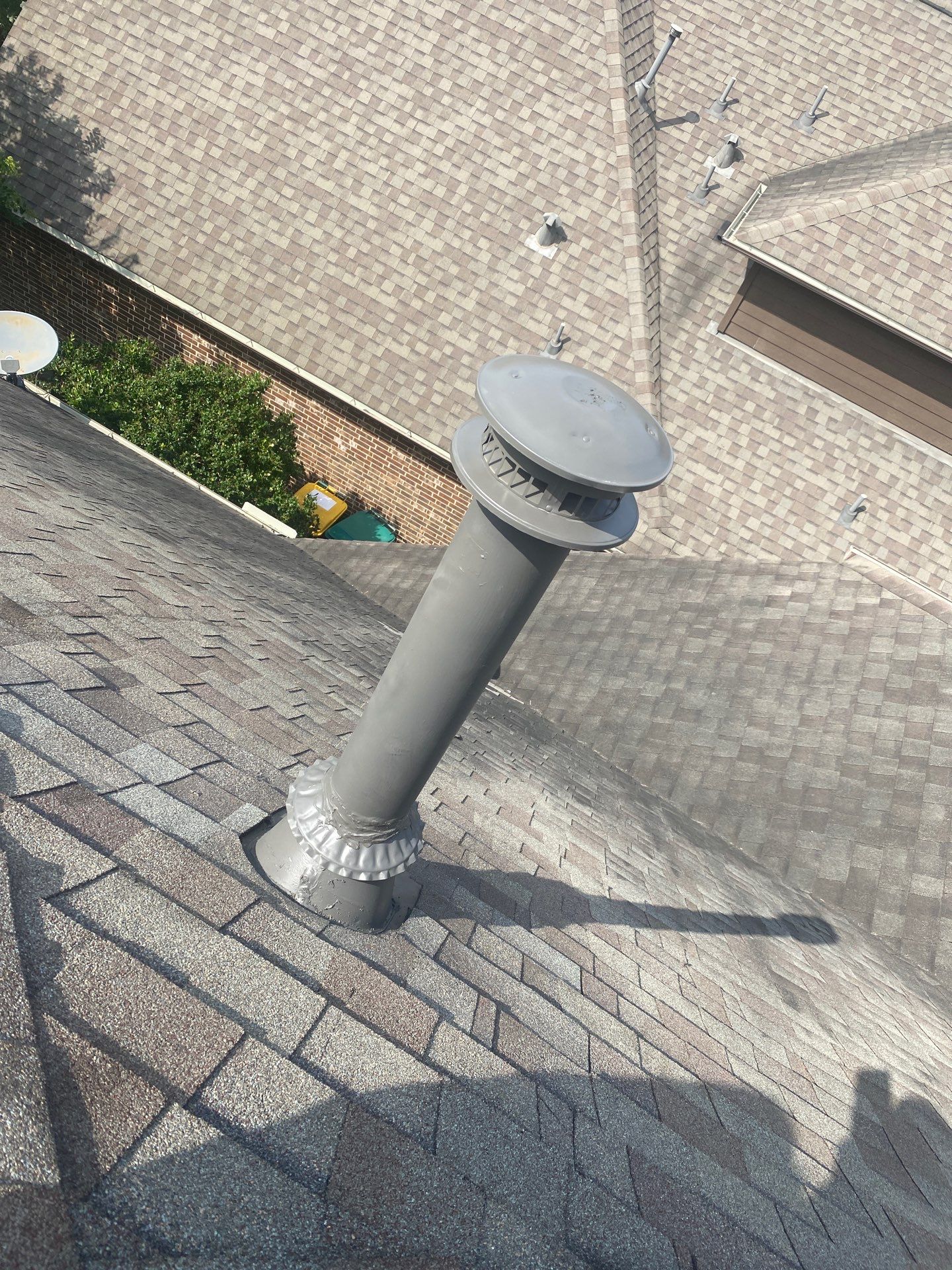 Hail Damage using Owen's Corning Duration (Lifetime) Shingles by Roof Repair Company