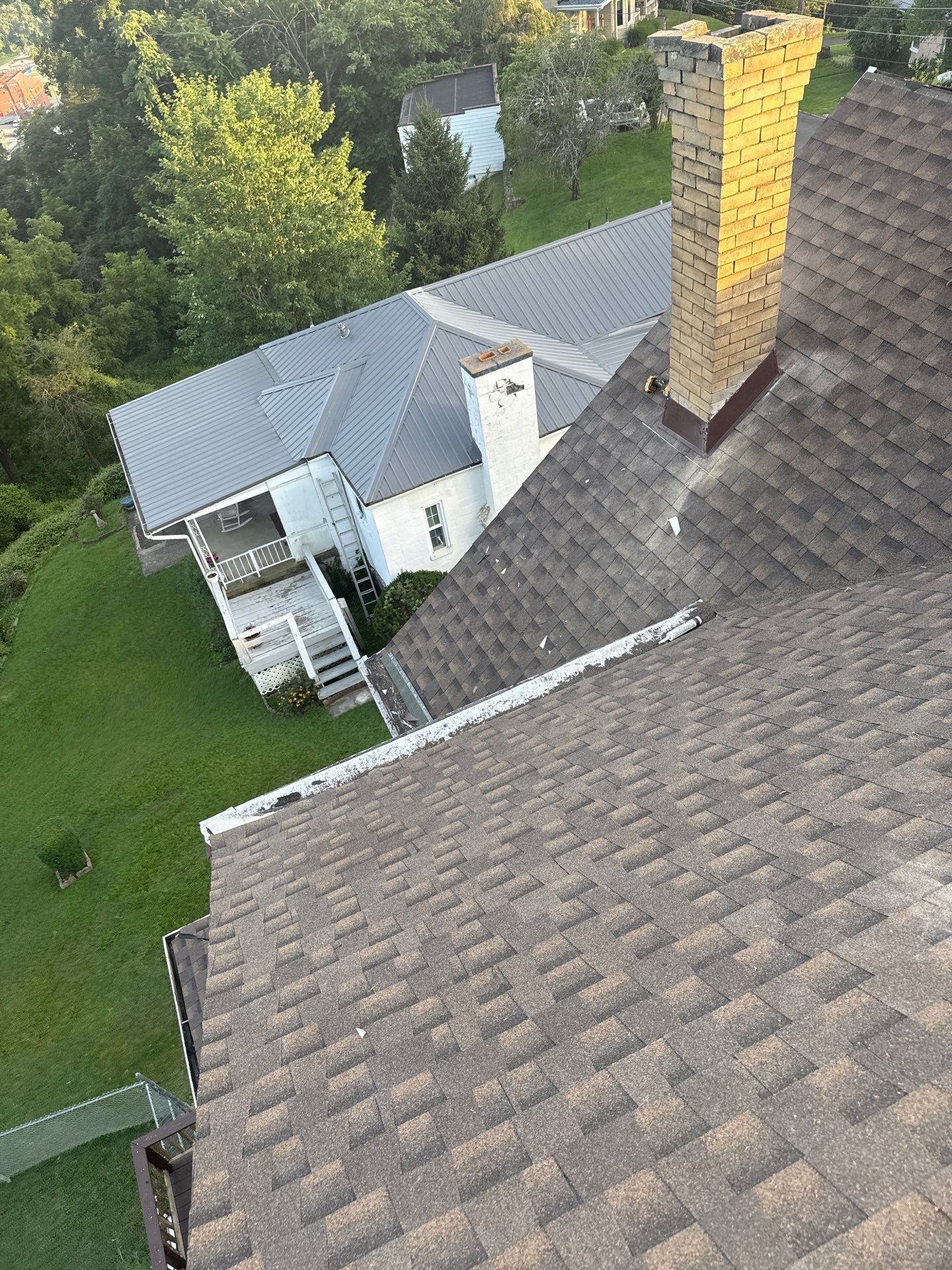 Residential Roofing Installation using GAF Timberline HDZ Barkwood by Rainstoppers Roofing