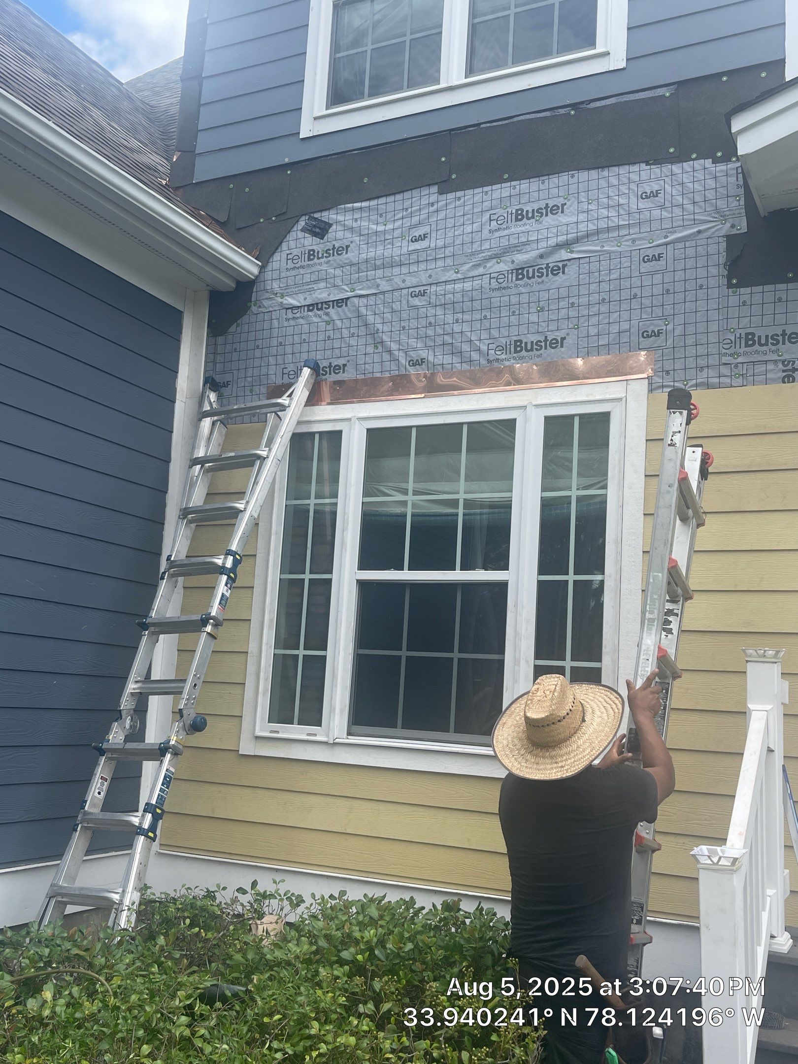 Southport Exterior Window Replacement and Trim Repair by RGR Construction and Roofing, LLC