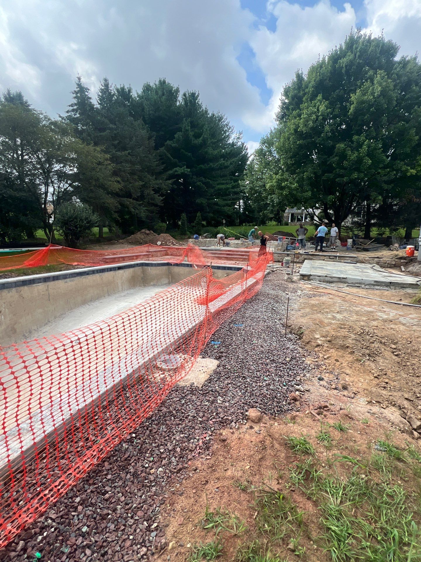 Stamped Concrete Pool Deck  by Architectural Concrete Design