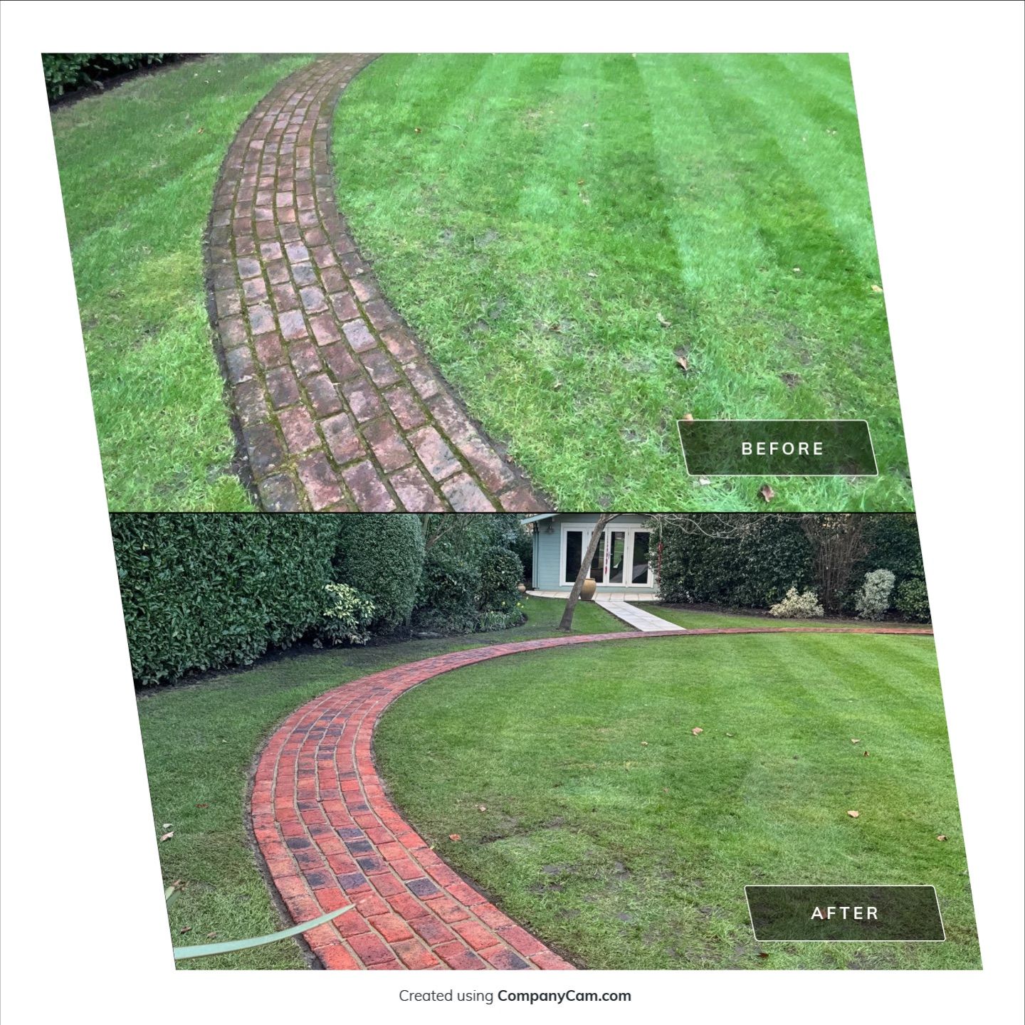 Roof - Driveway - Patio Clean using 18inch Whirlaway FSC by Ges Exterior Cleaning ltd