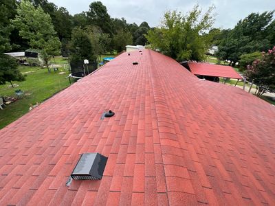 Roof Vents Installed On Mobile Home
