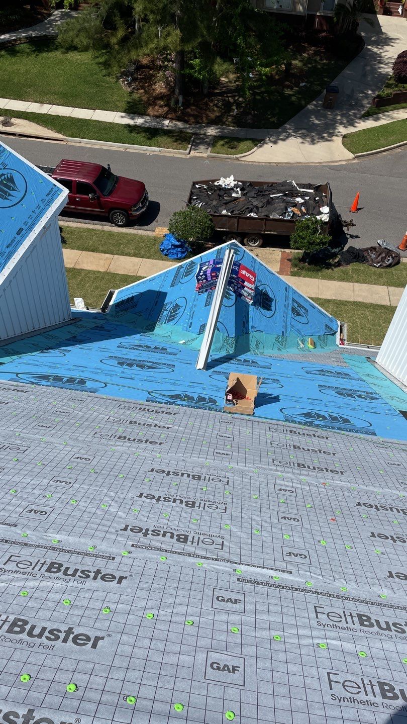 Residential Roofing Installation using Roof Replacement by American Roofing & Construction LLC