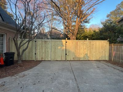 Custom Wooden Privacy Fence and Gate Installation in Atlanta