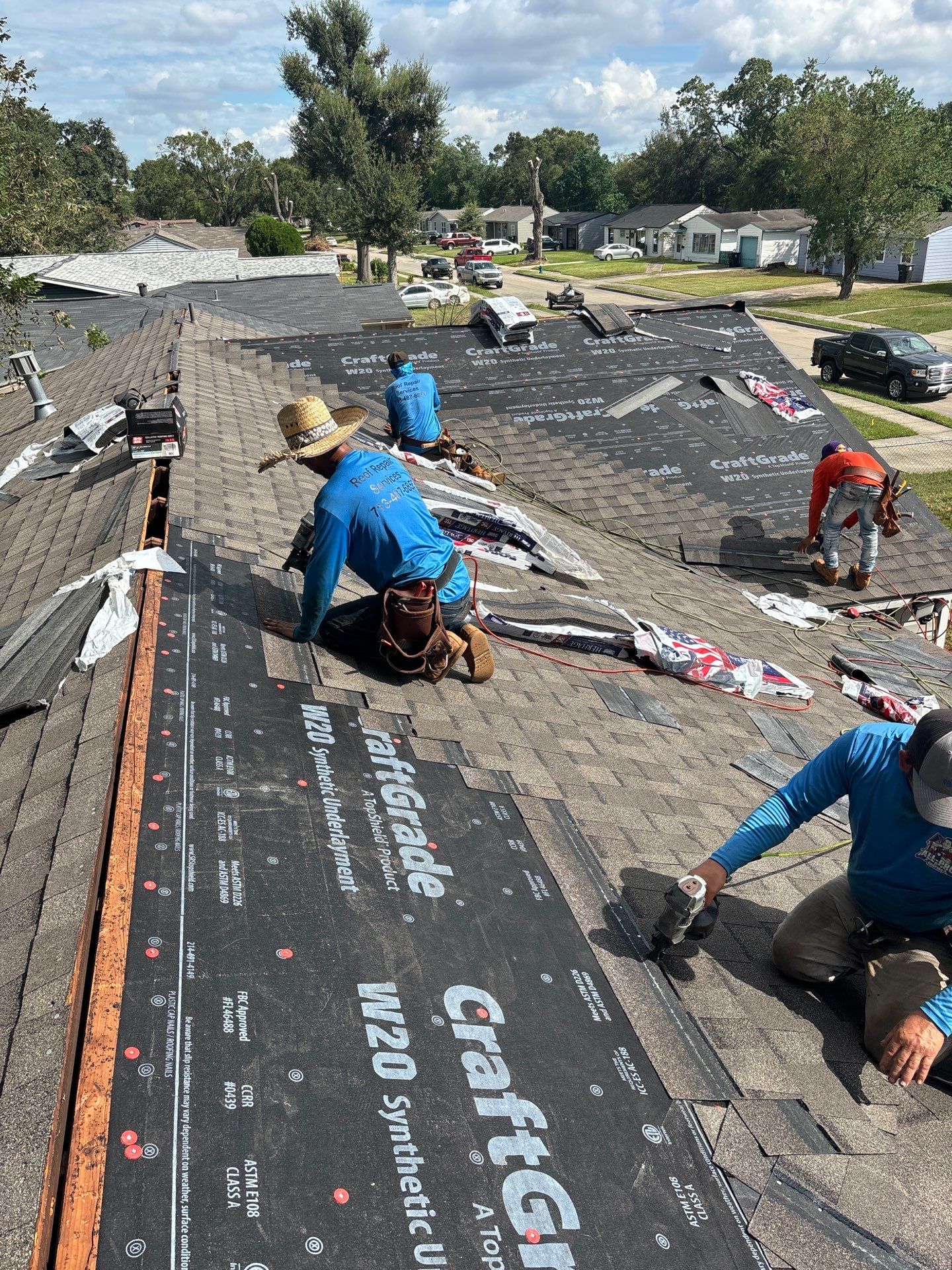 Residential Roofing Repair using Owen's Corning Duration (Lifetime) Shingles by Roof Repair Company