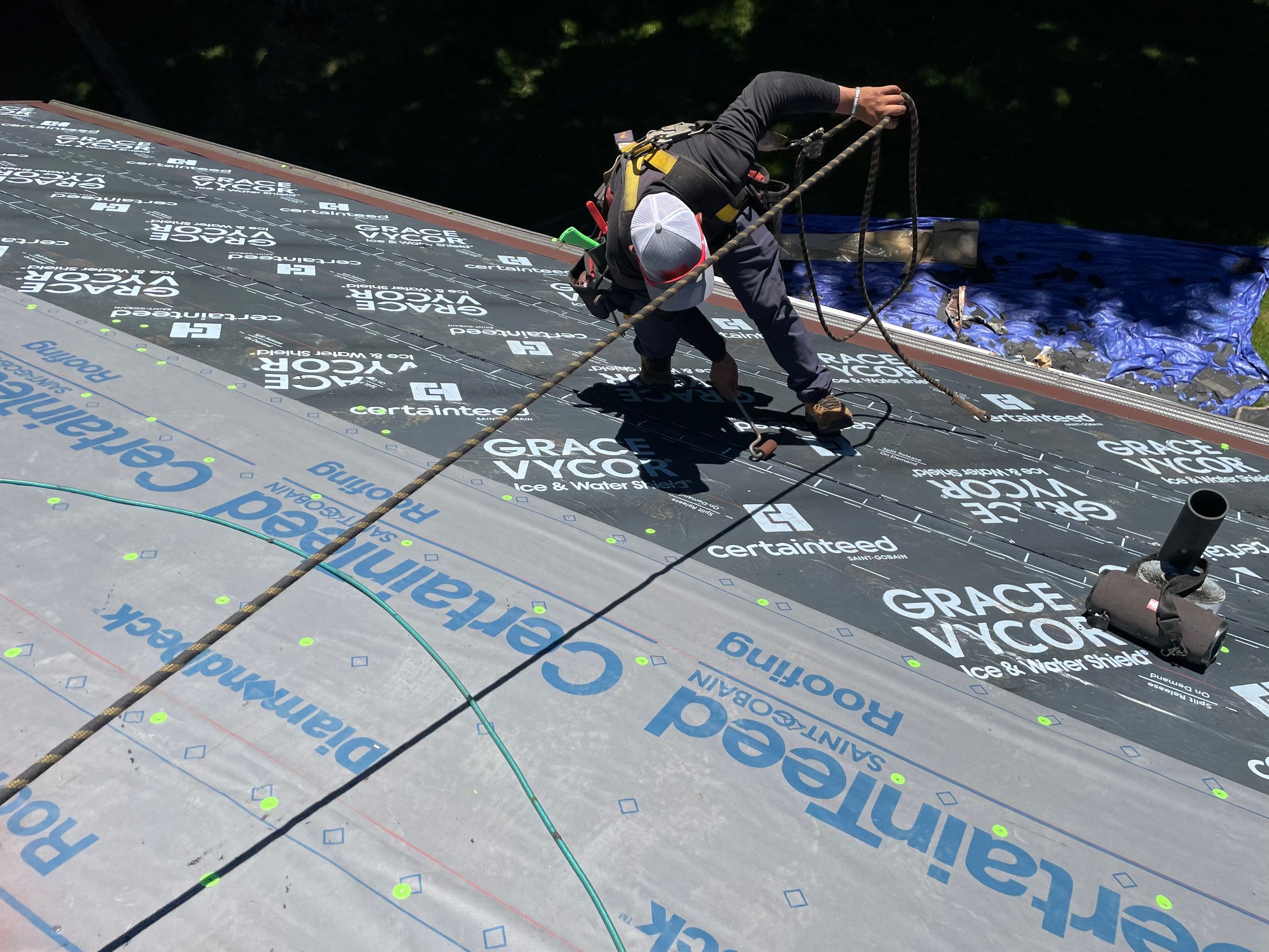 DiGiorgi does a brand new roof in Cheshire, CT by DiGiorgi Roofing and Siding Inc