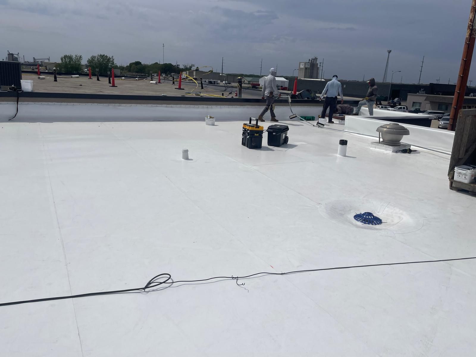 Iowa Select Farms- Commercial PVC Roof Installation by Grell Roofing, LLC