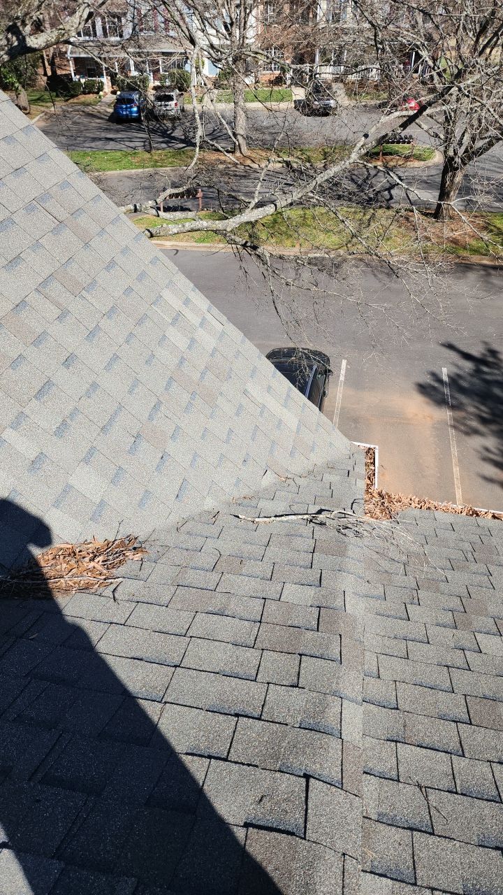 Gutter Cleaning using water by Power Wash Masters LLC