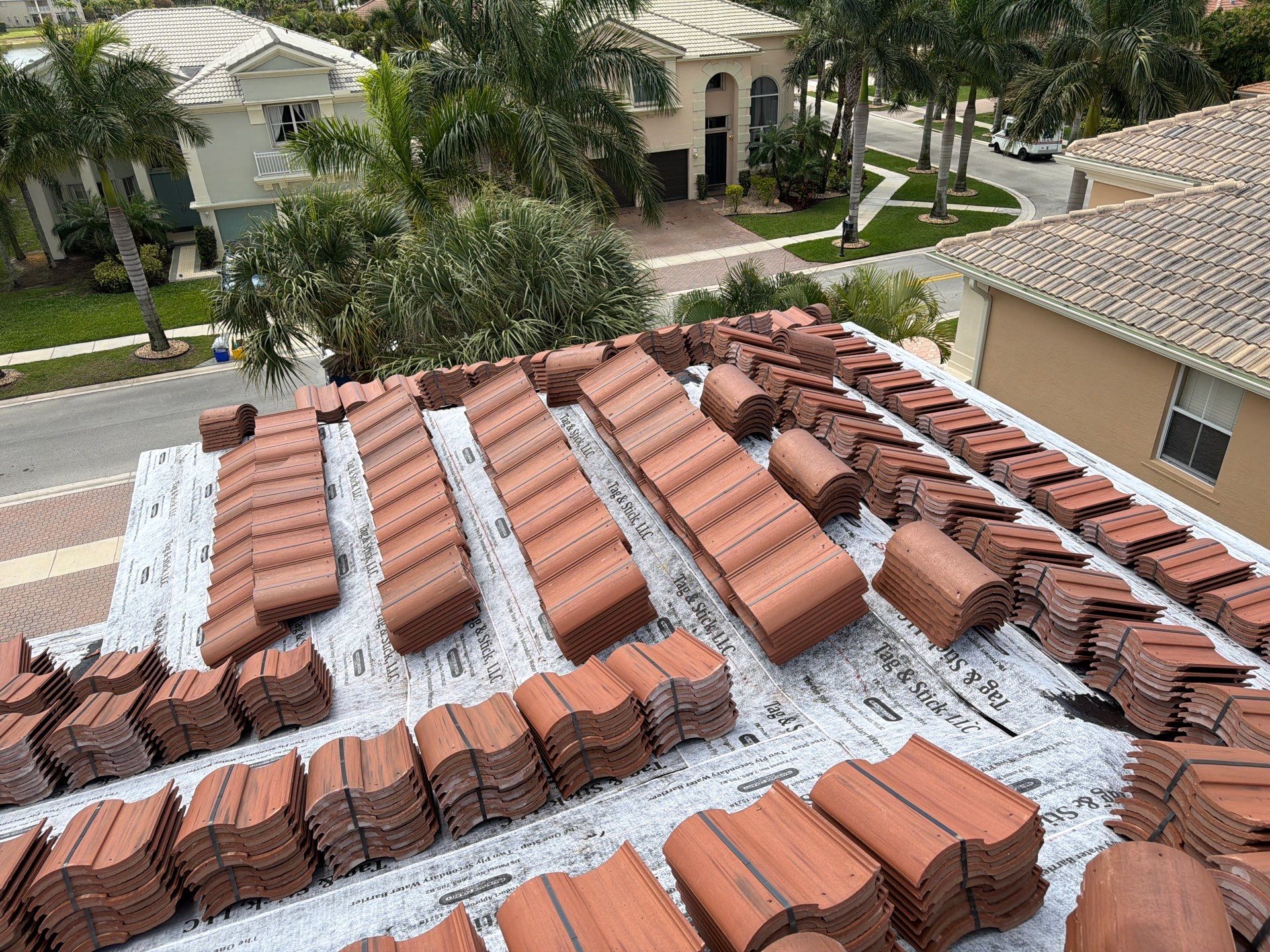Residential Roofing Installation using Westlake Roofing Tile by BLUES BROTHERS ROOFING