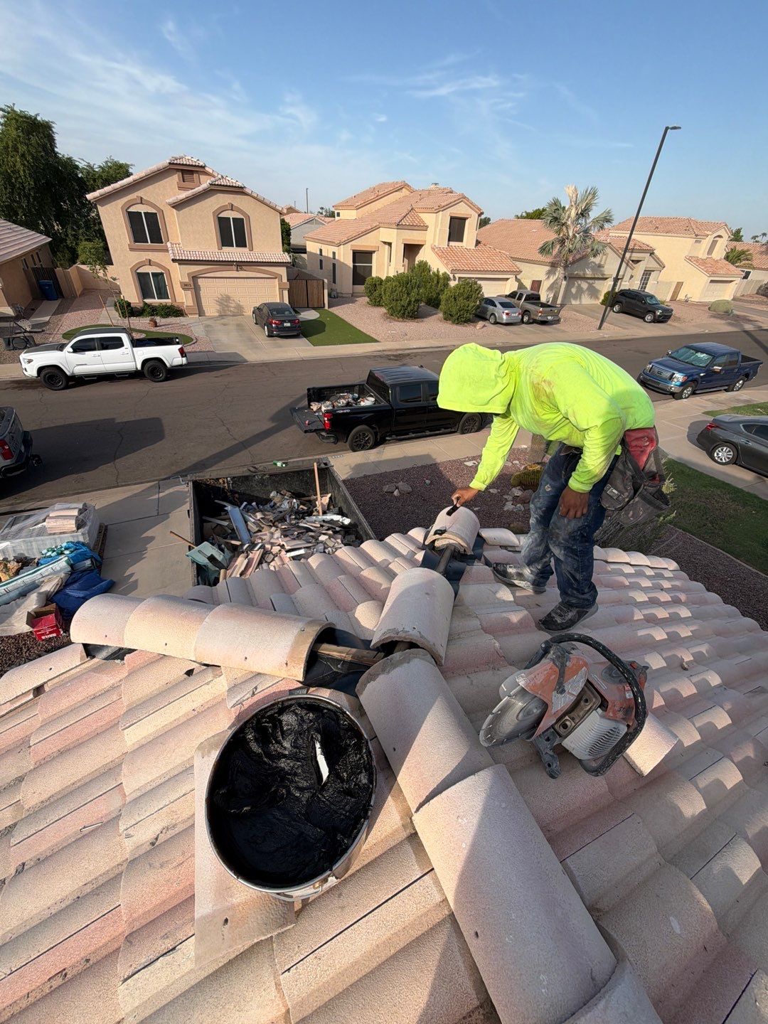 Project in Mesa, AZ by Saint Roofing
