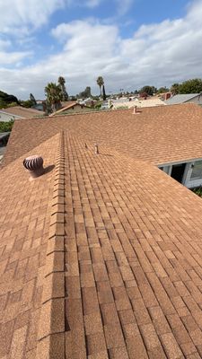 Asphalt Shingle Roof Rejuvenation and Vent Sealing in San Diego
