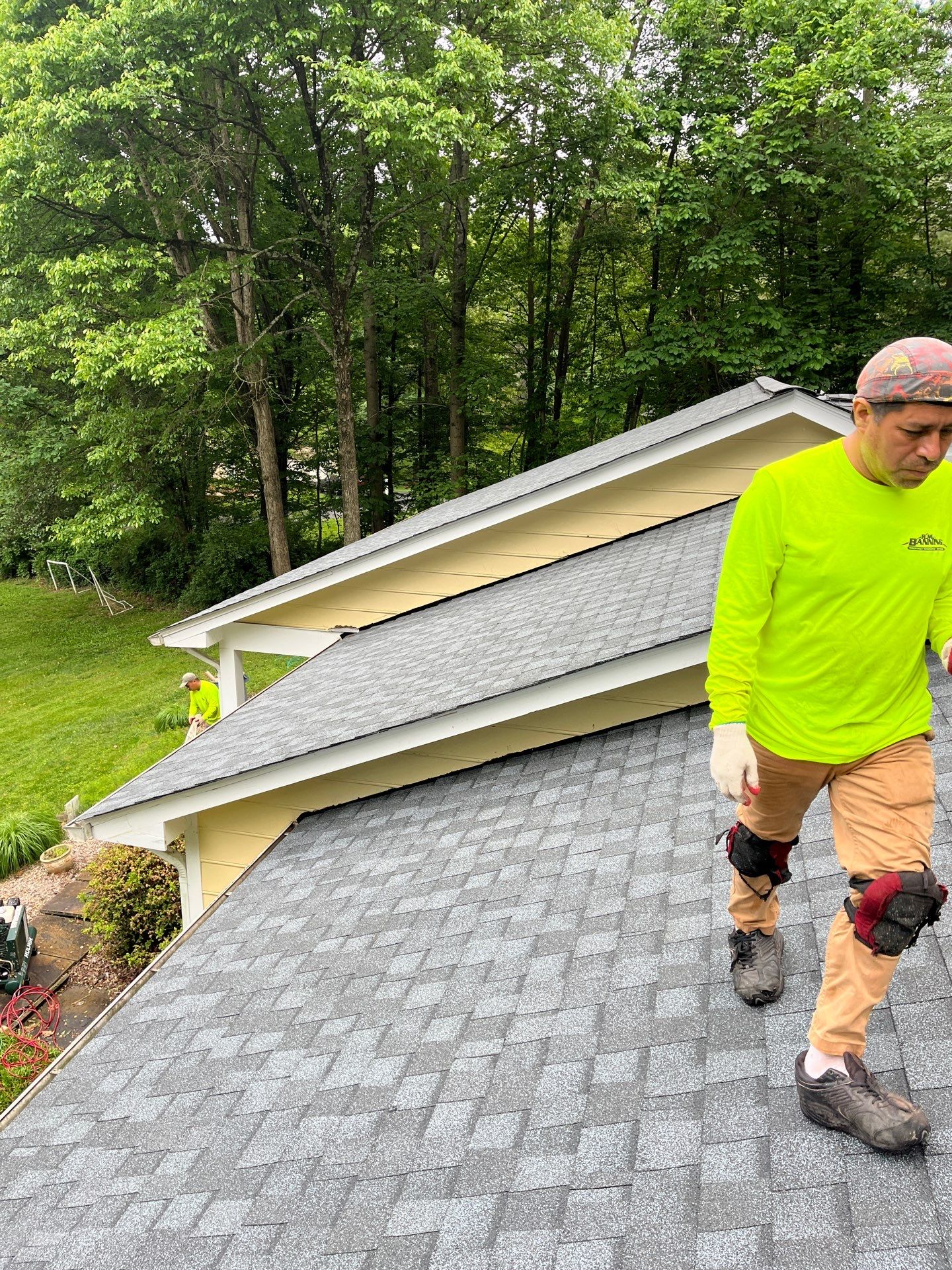 Oakton: Roof Replacement With CertainTeed Landmark Designer Shingles in Pewter by RM Banning, Inc.