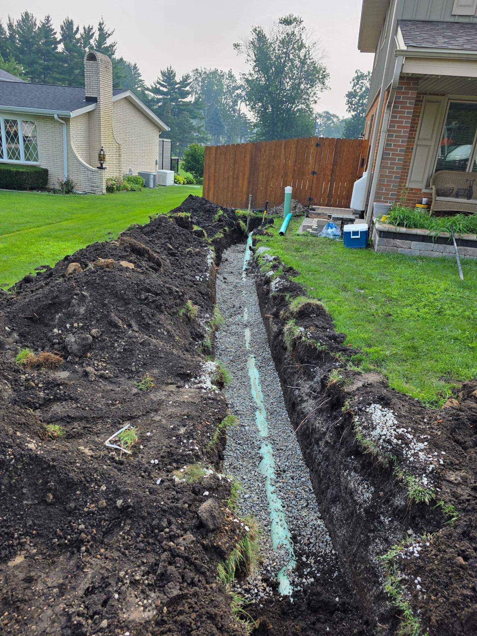 Re Routing of Sewer in Crawl Space by Allied Water Services