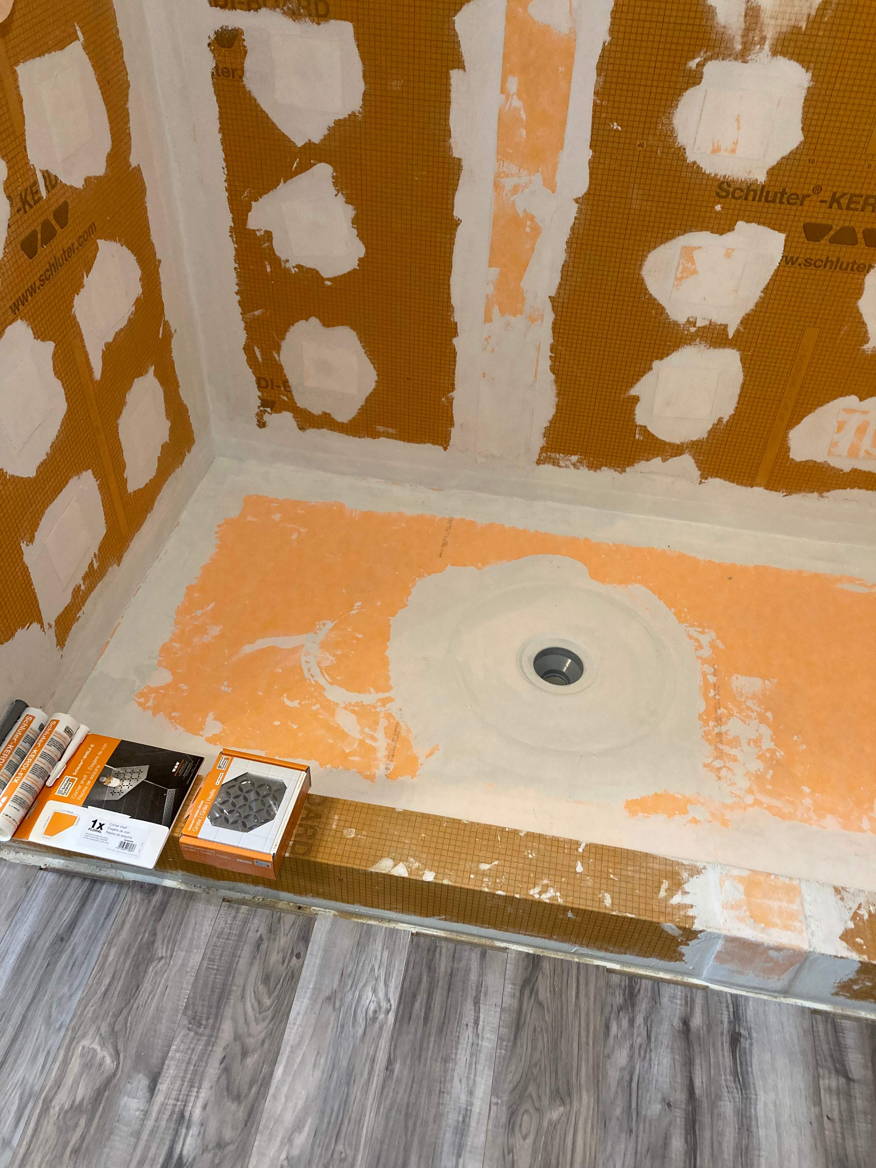 Custom Tile Shower by Footprints Floors of Nashville