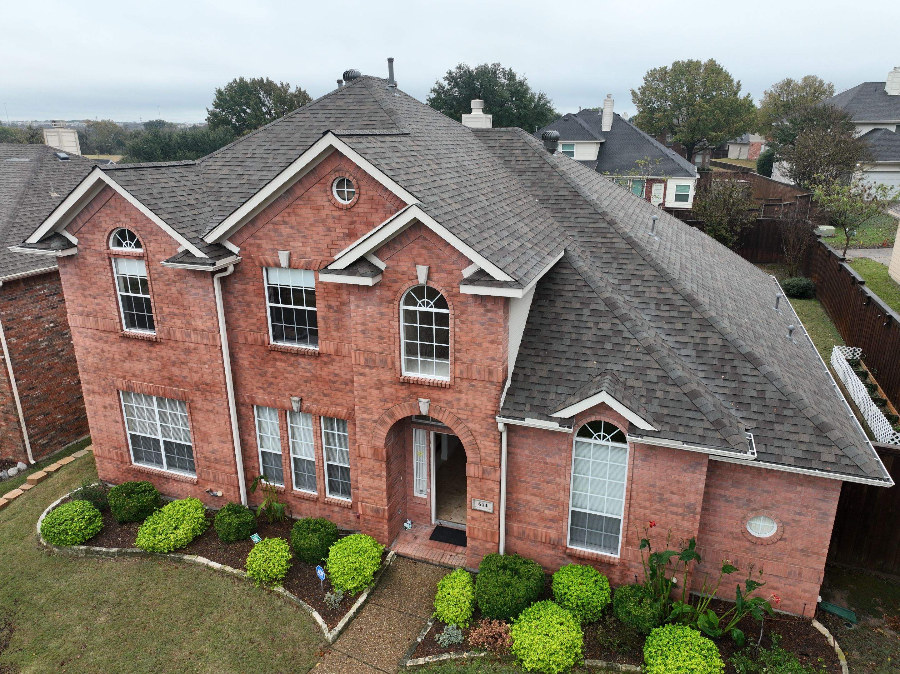 Residential Roofing Installation using Malarkey Highlander Natural Wood by OneSource Roofing and Restoration