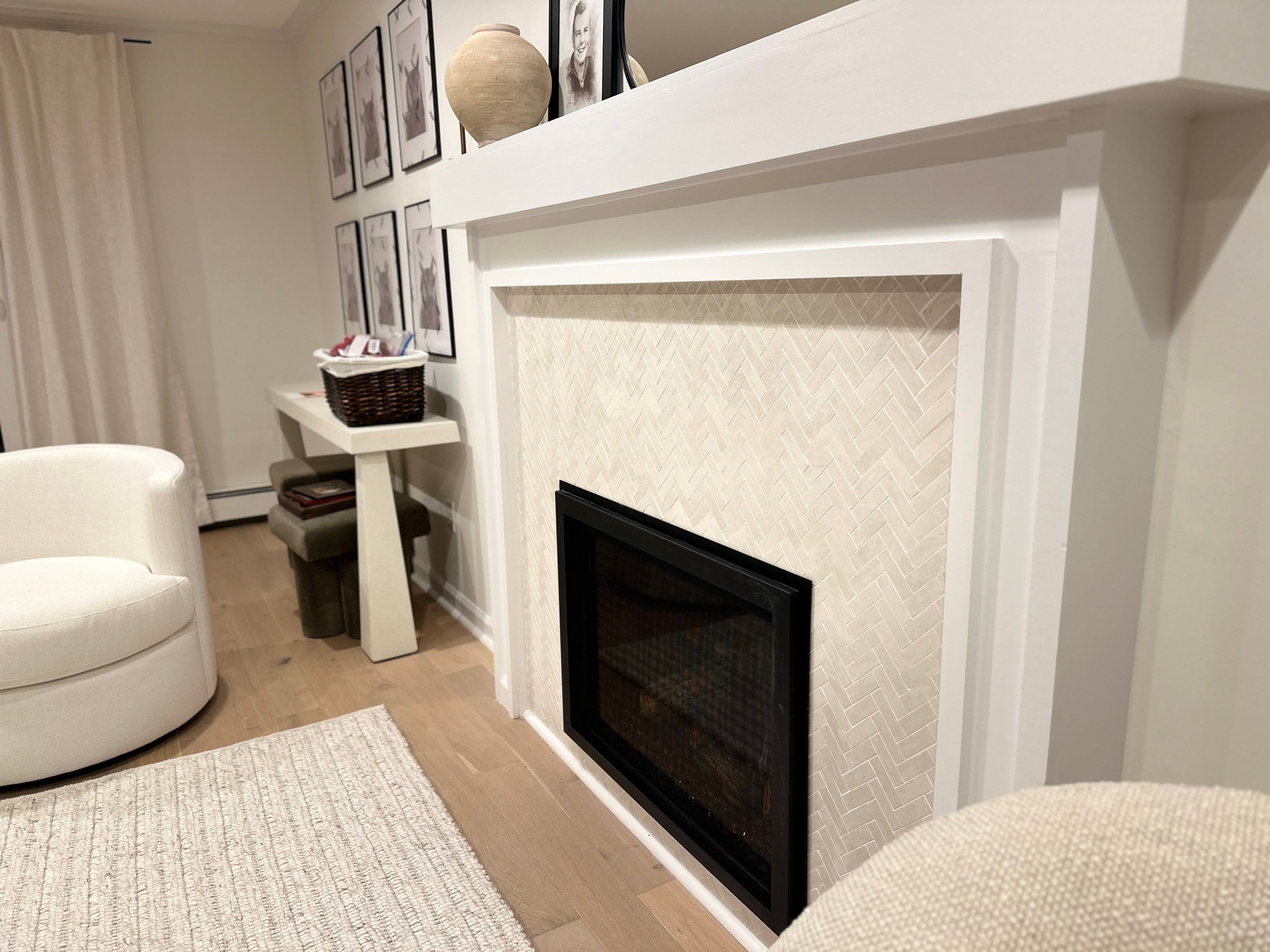 Family Room Remodel using Benjamin Moore by Home Concepts Construction