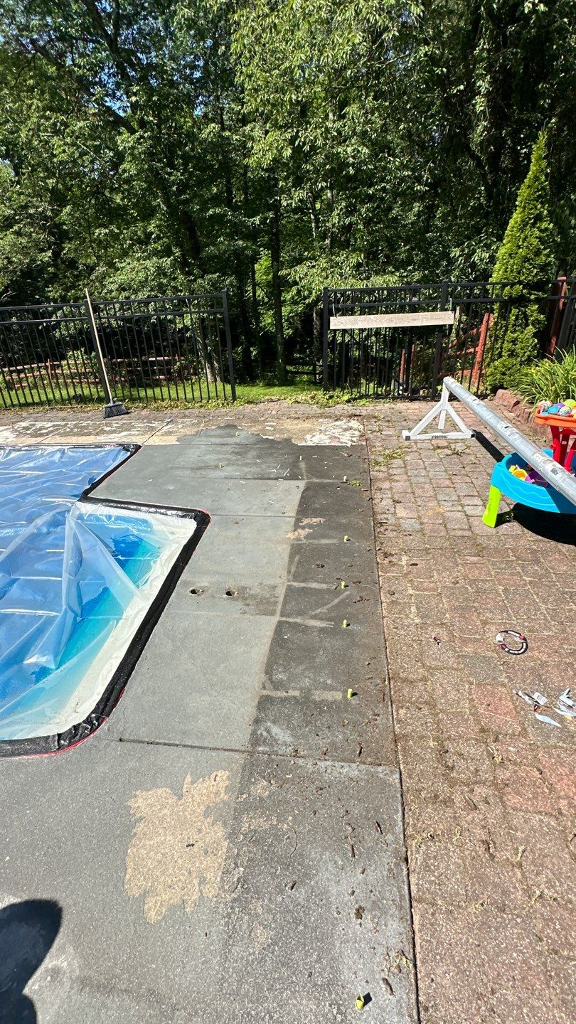 Pool Deck Project in Coraopolis by Floors in a Day, Inc