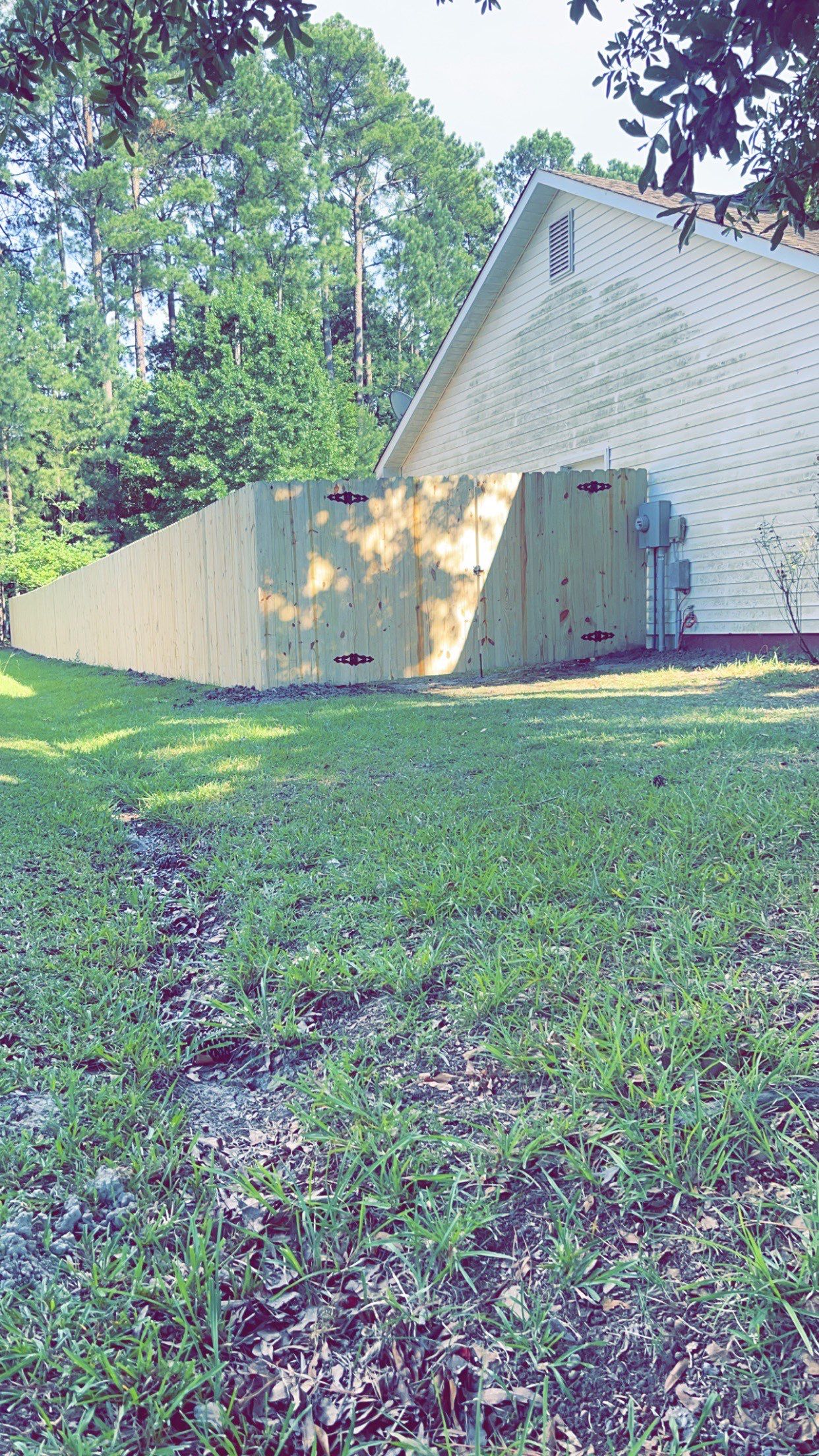 Project in New Bern by Superior Fence and Rail