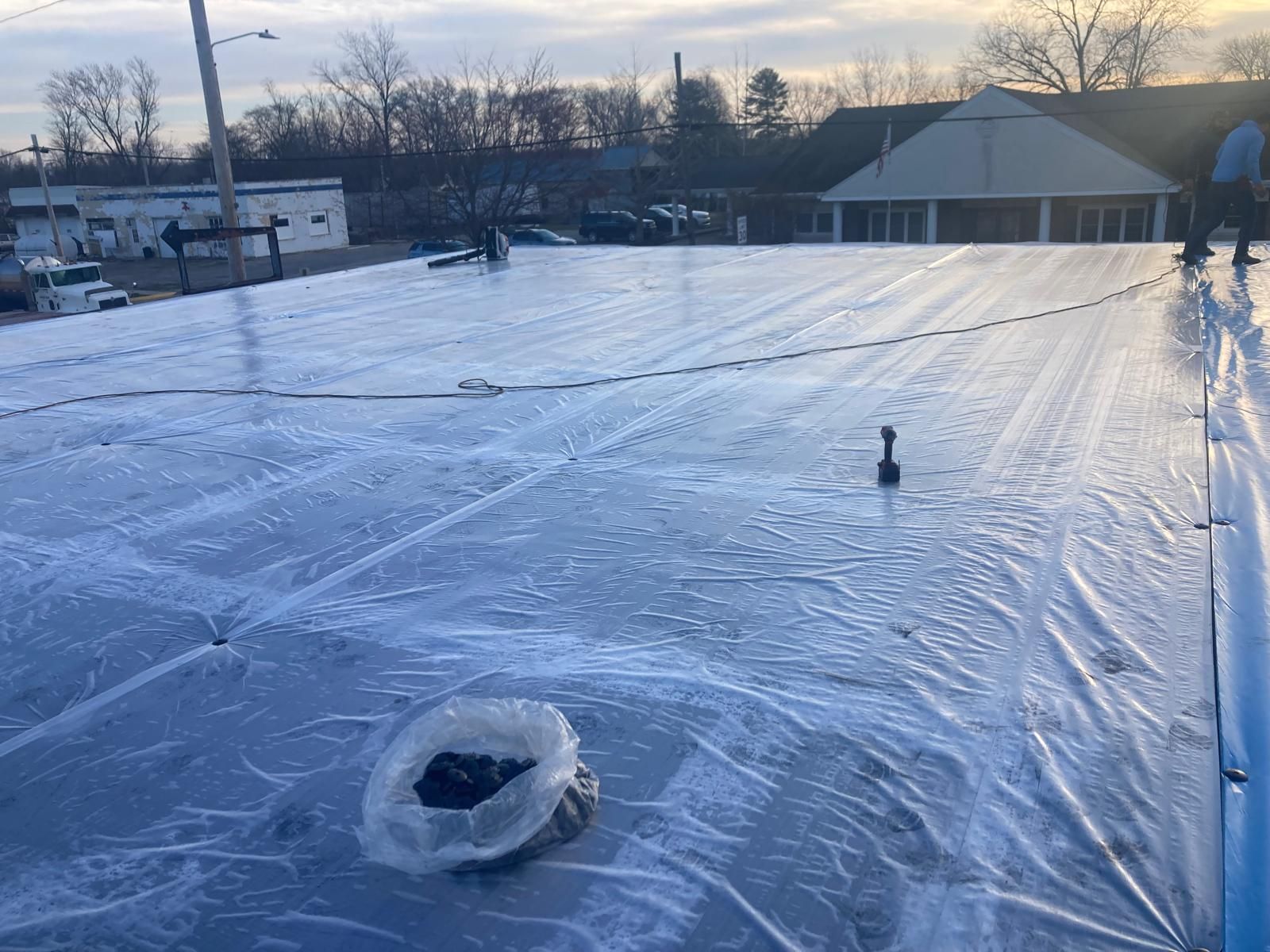 Commercial Roofing Installation using DURO LAST by Grell Roofing, LLC