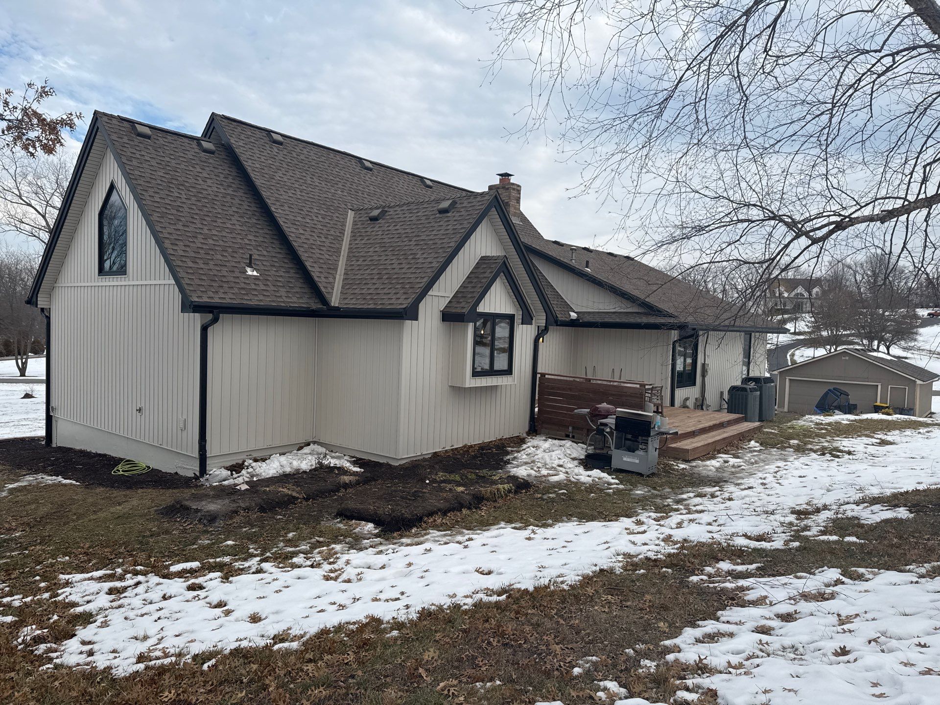 Craneboard Siding and Cedar Renditions Installation in Liberty Mo  by EEC  Windows, Siding & Roofing 