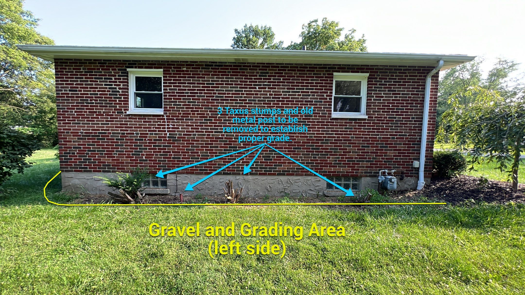 Foundation Grading & Gravel Installation by Reisenberg’s Lawn & Landscape, LLC