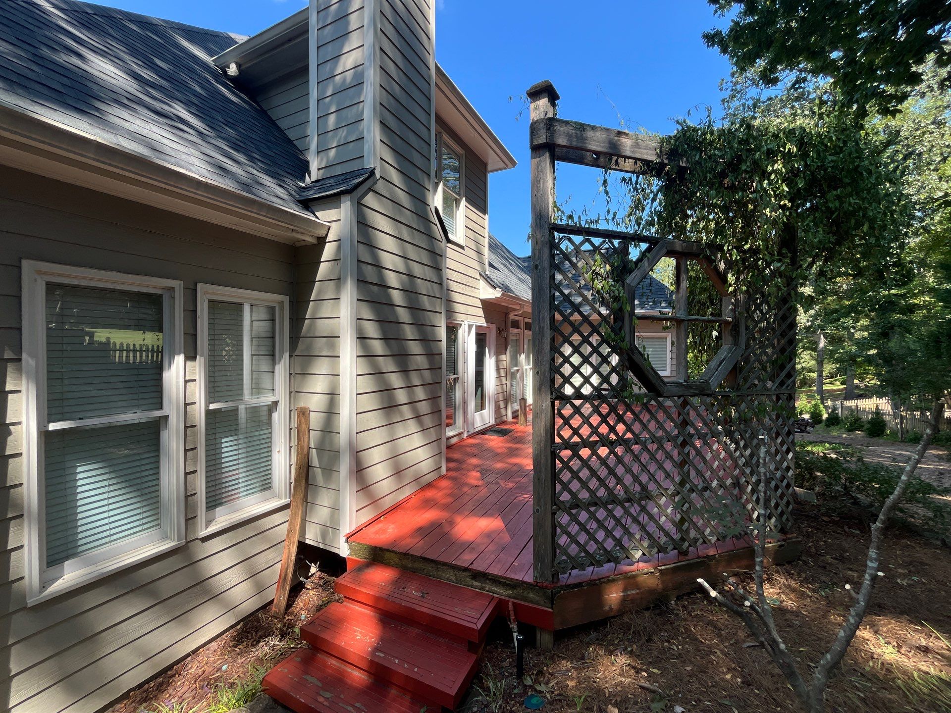 Marietta, GA Color Plus Siding Installation and Deck Build by Nelson Exteriors 