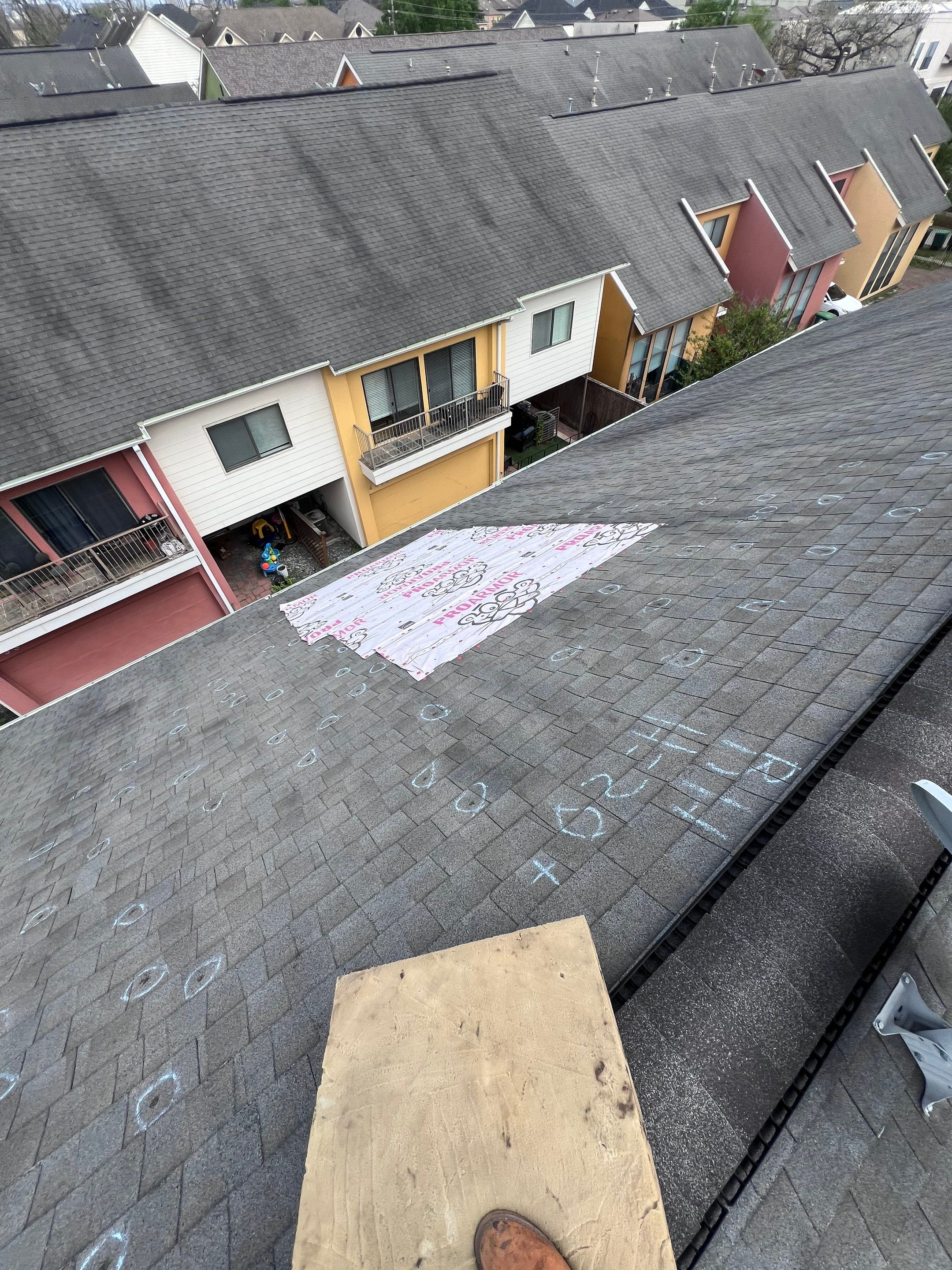 Residential Roofing Repair using Owen's Corning Duration (Lifetime) Shingles by Roof Repair Company