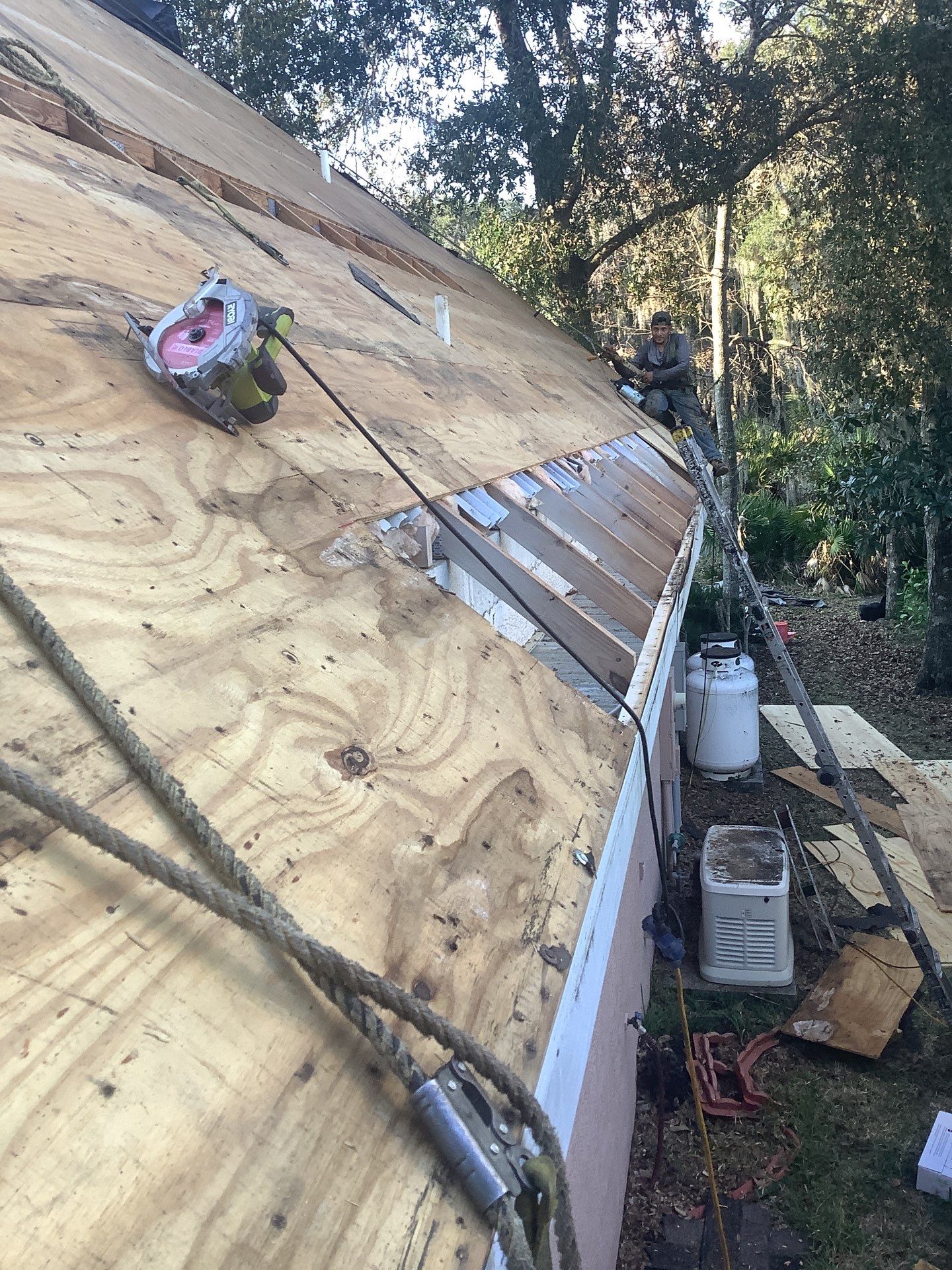 Full Residential Roof Replacement and Re-Decking in Flagler Beach by Trinity Restoration and Roofing LLC