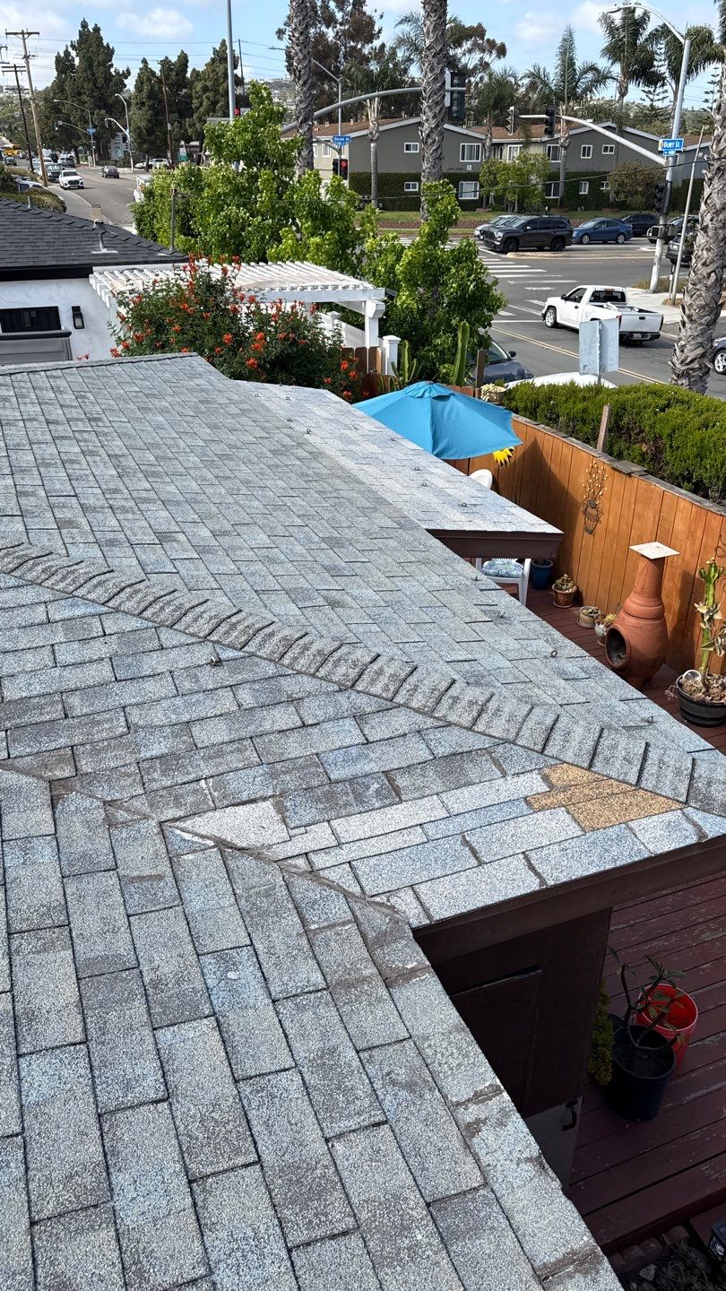 Full Asphalt Shingle Roof Replacement with Decking Repairs in San Diego by Reliable Roofing San Diego Inc.