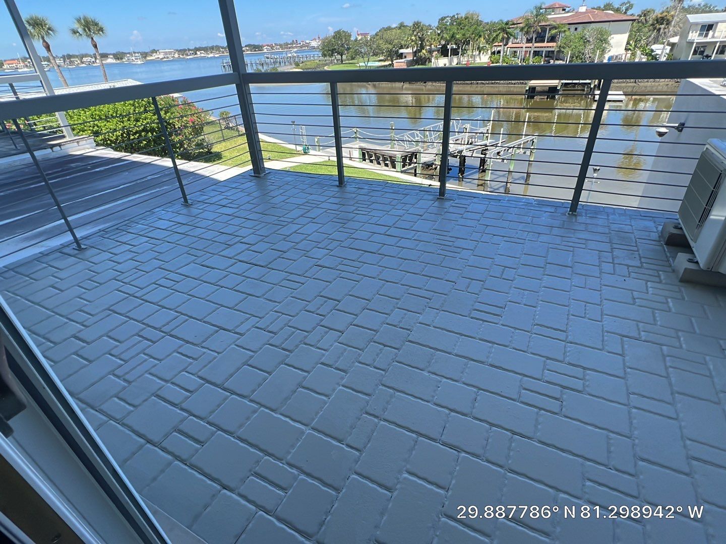 paver patio using AcryFin by DuraSeal