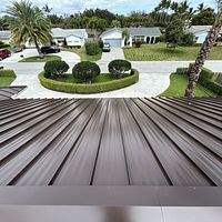 24ga 1.5" Mechanical Seam Mansard Brown  by Total Roofing System The Metal Roof Experts