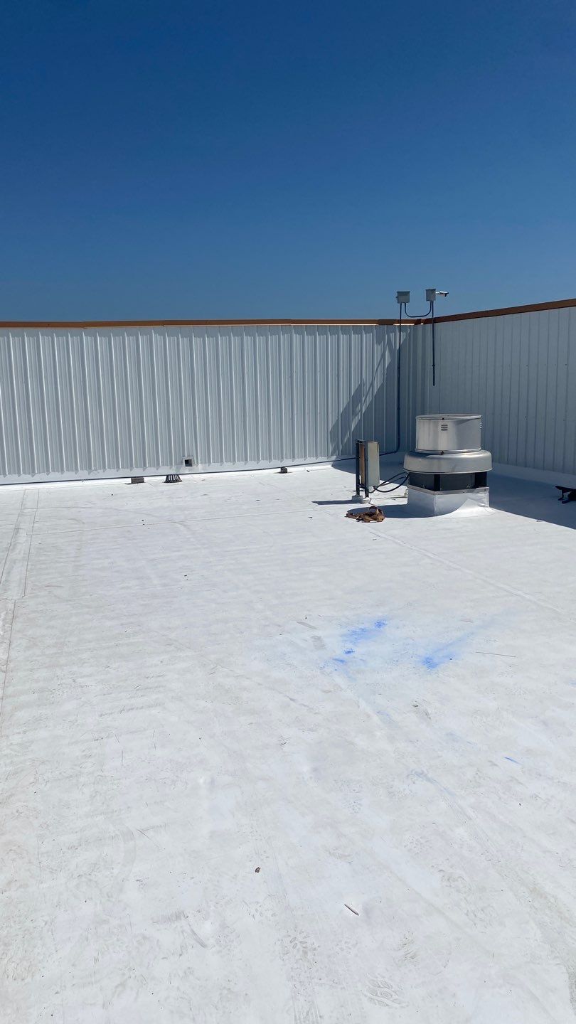 TPO Project in McAlester by Decor Roofing & Restoration