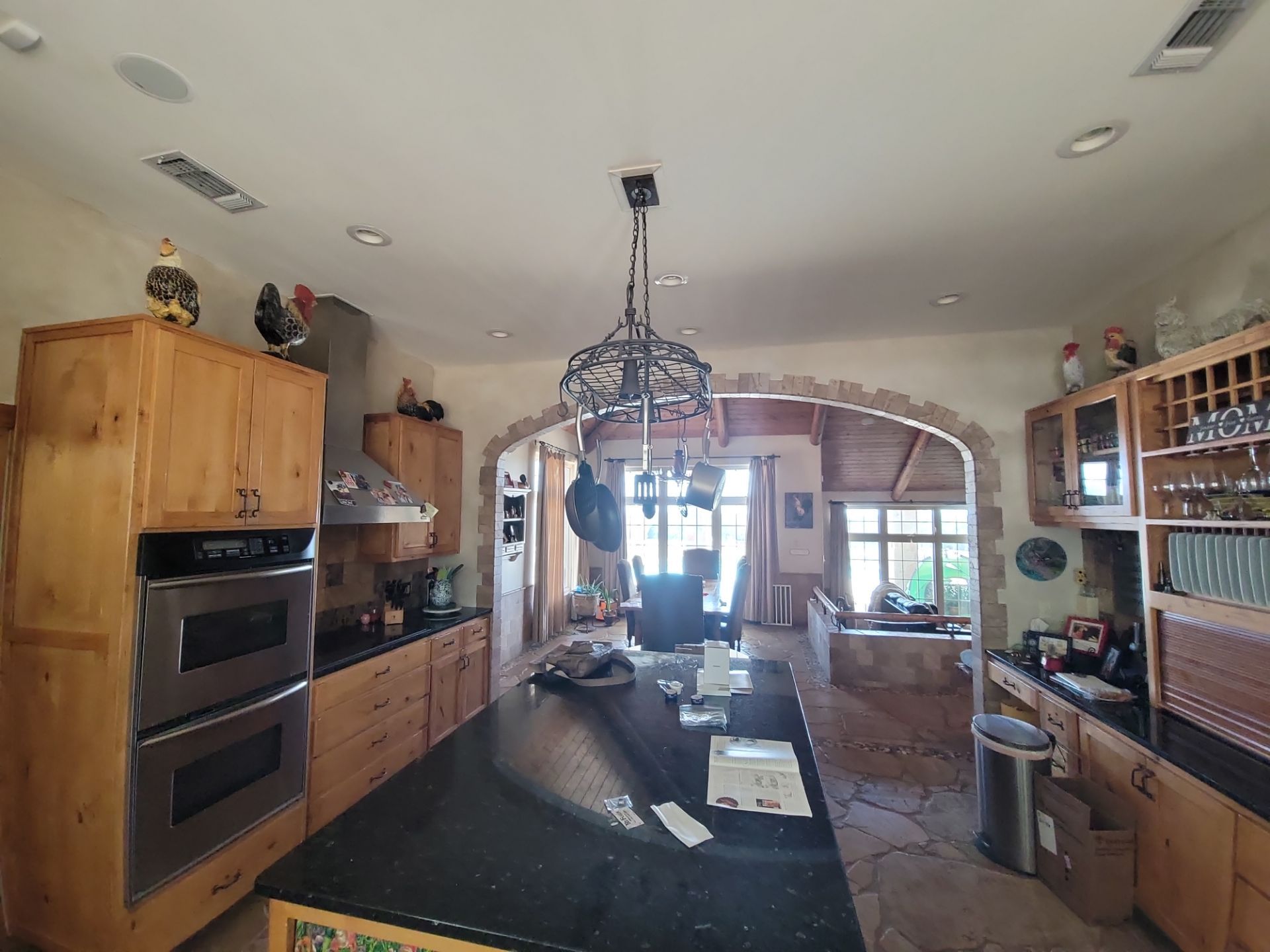 Log Cabin Ceiling Painting by Paintegrity, LLC