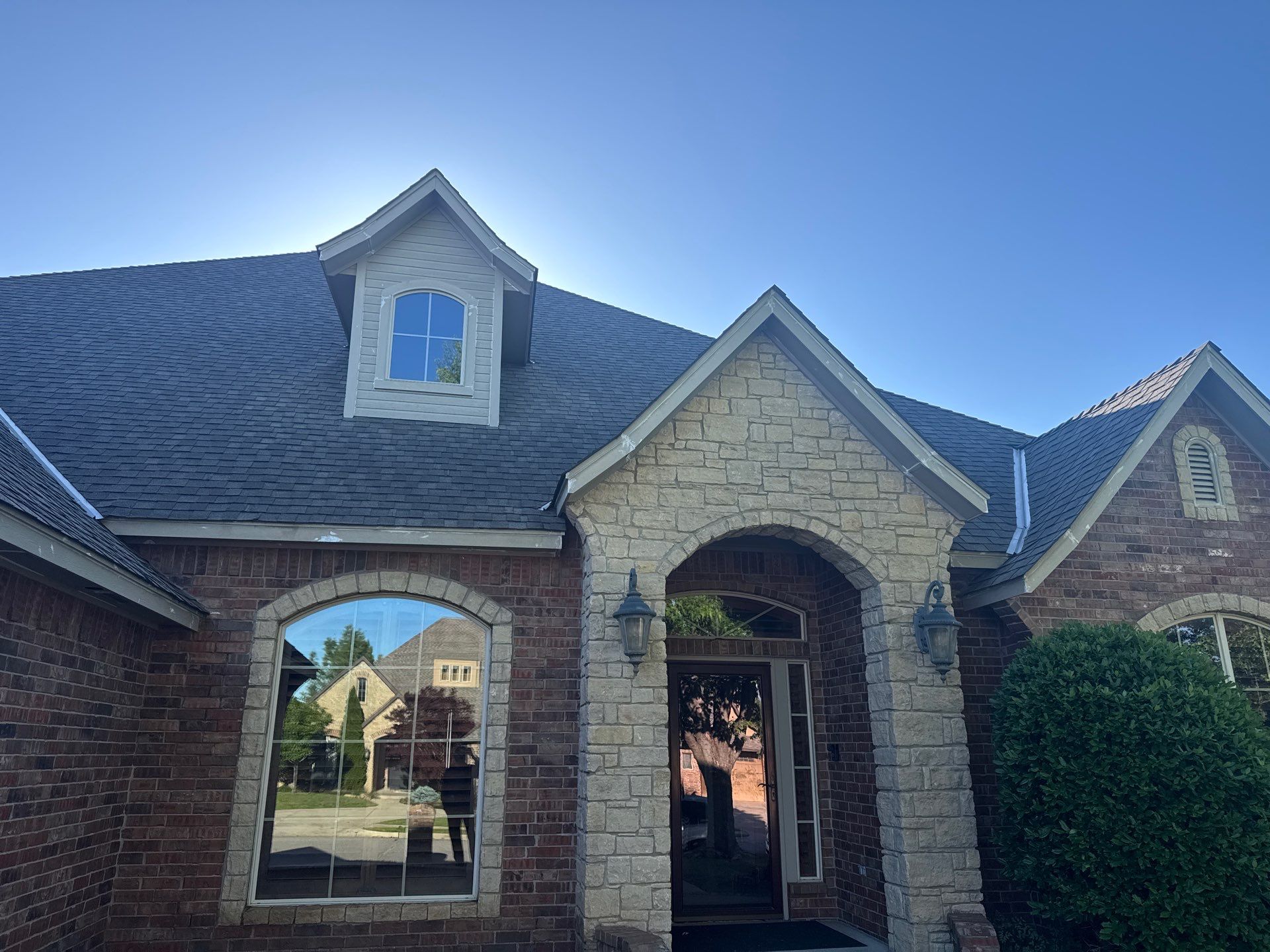 GAF Timberline UHDZ Full Storm Restoration - Exterior Paint & Interior Repair - Oklahoma City, OK by 5Coat Roofing & Construction