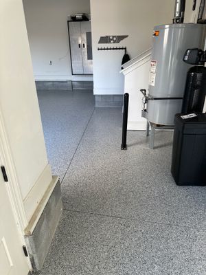 Garage Floor Coating using Tidal Wave