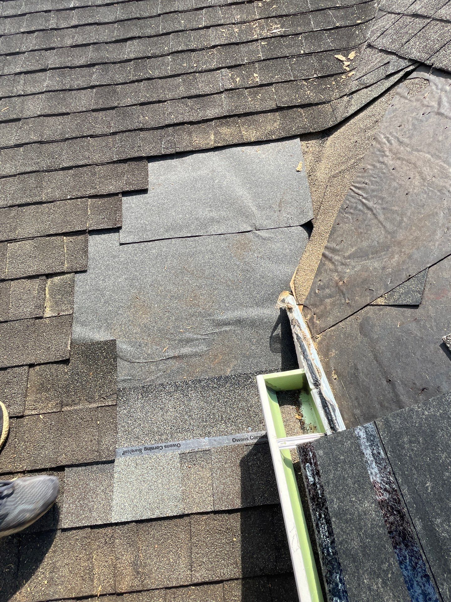 Hail Damage using Owen's Corning Duration (Lifetime) Shingles by Roof Repair Company