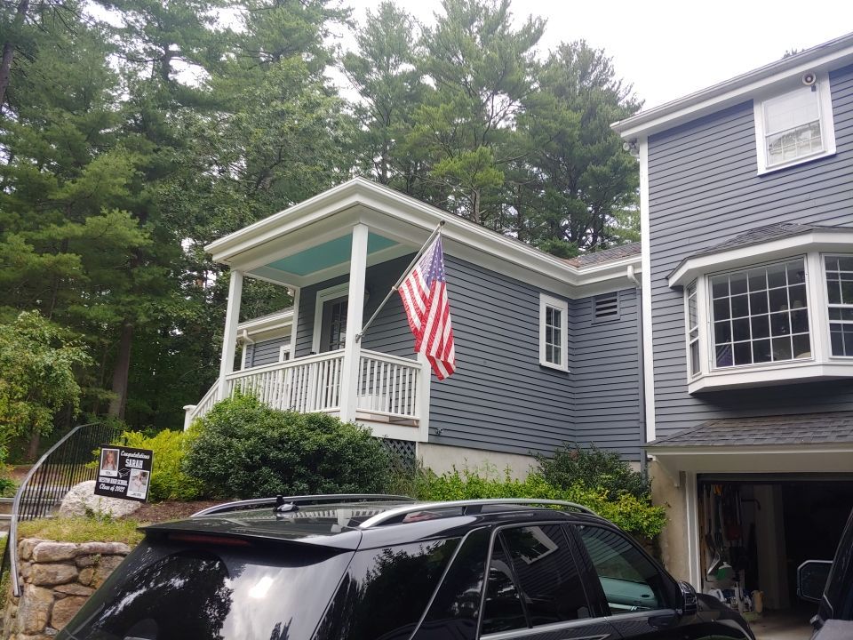 Weston, MA Gutter Installation using 4x5 FiberGlass Gutter by Gutter Pro Enterprises