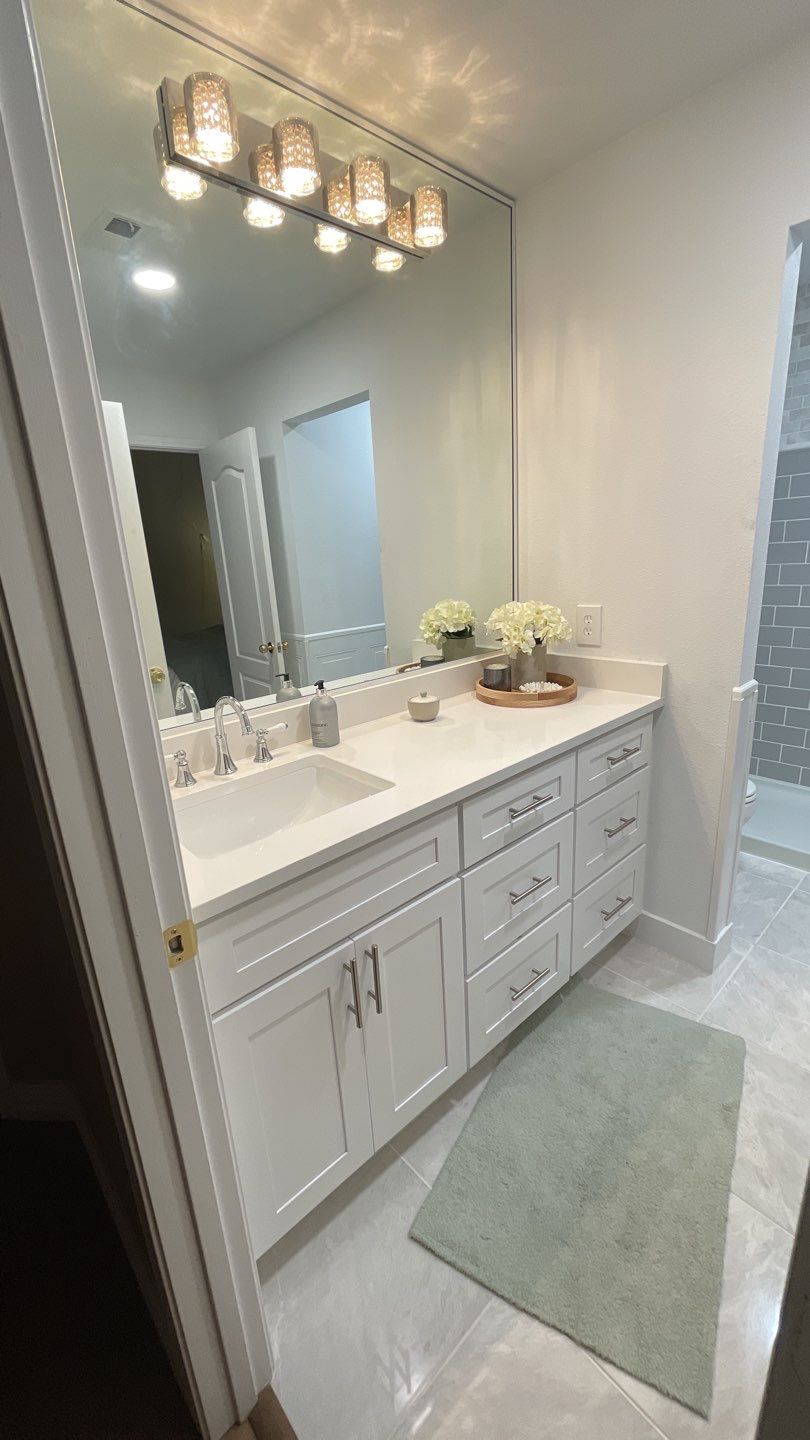 Full Bathroom Remodel by First United Roofing & Construction