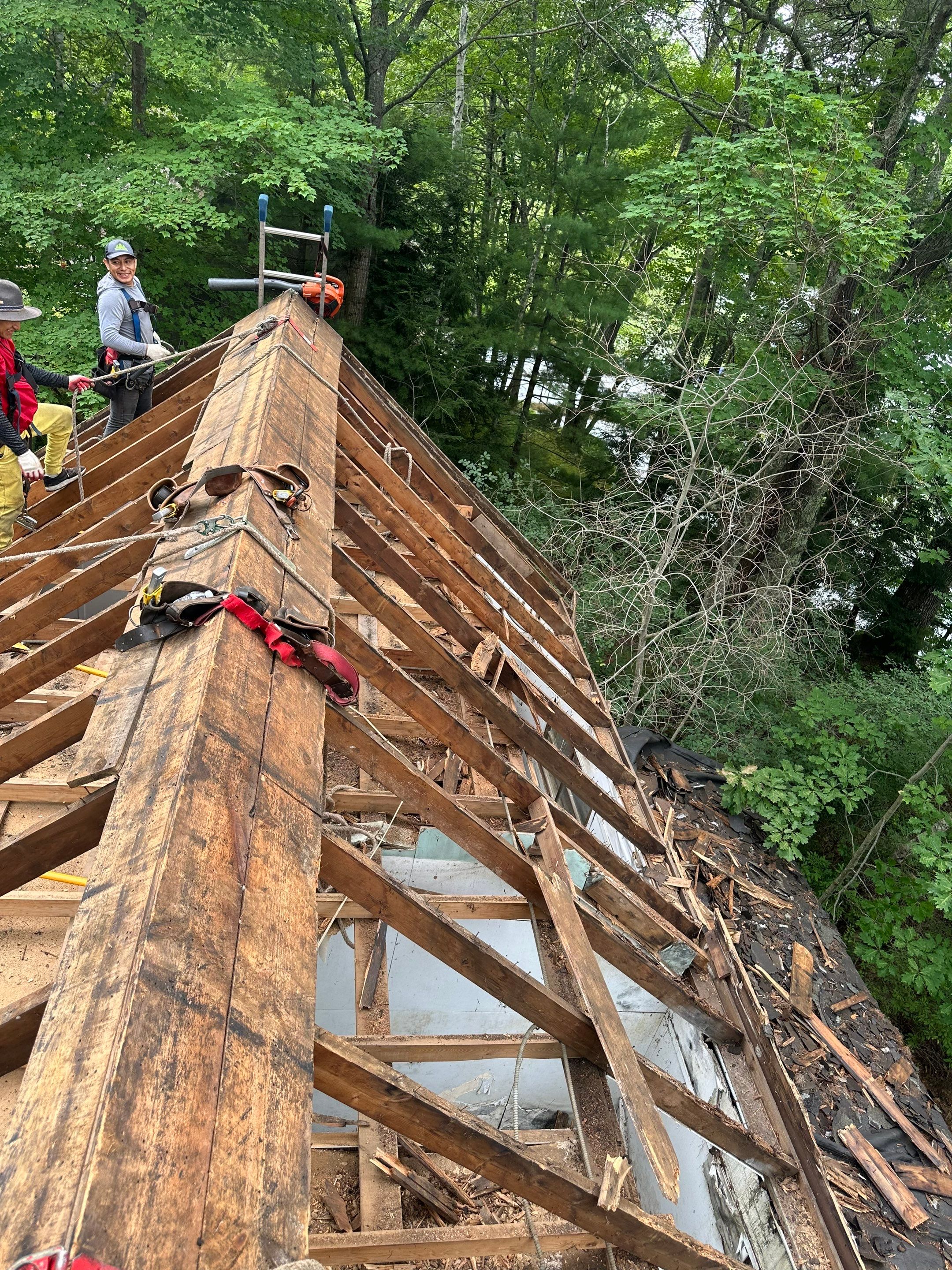 🏠🌲 Residential Roof Replacement | Falmouth, Maine by Tall pine roofing