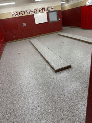 Commercial Floor Coating using Coyote