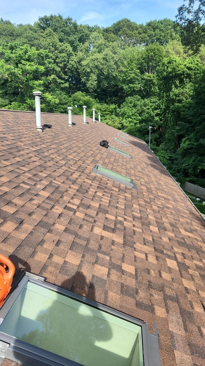 Residential Roofing Installation using Owens Corning Duration Brownwood by A Plus Exterior