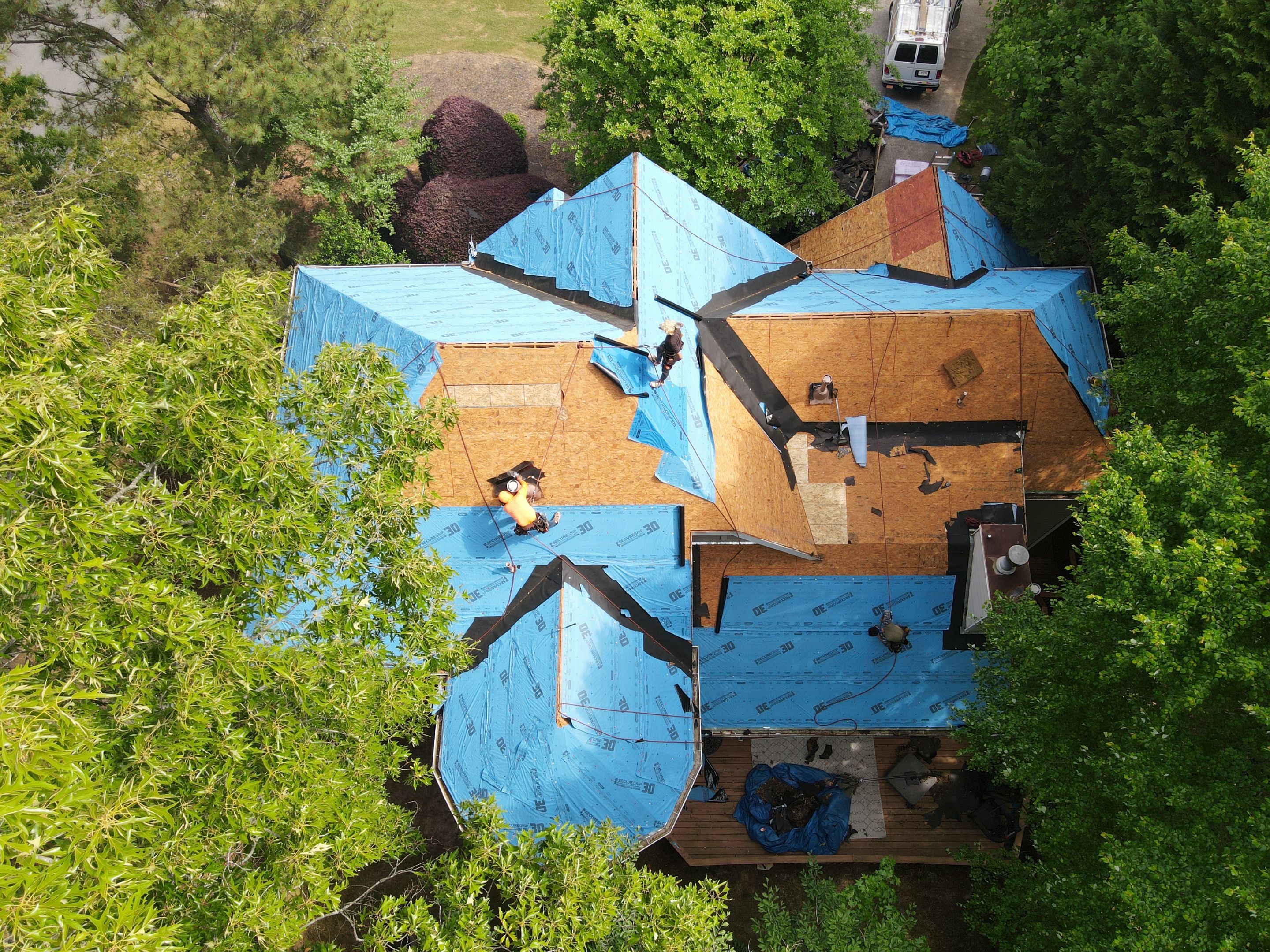 Residential Roofing Installation using Owens Corning by Inspector Roofing and Restoration