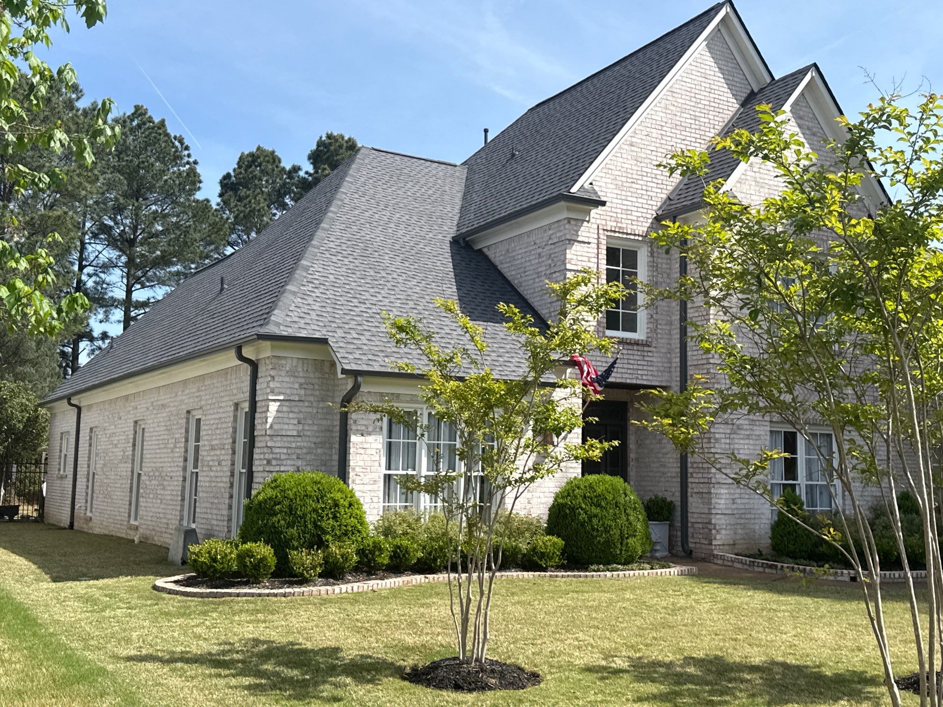 Germantown Roof Replacement Featuring GAF Timberline HDZ Shingles and New Gutter System in Germantown by Revival Roofing Services