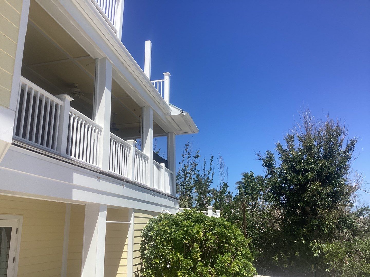3x4 elbow Downspouts Installation in Captiva FL by Gutter Professors