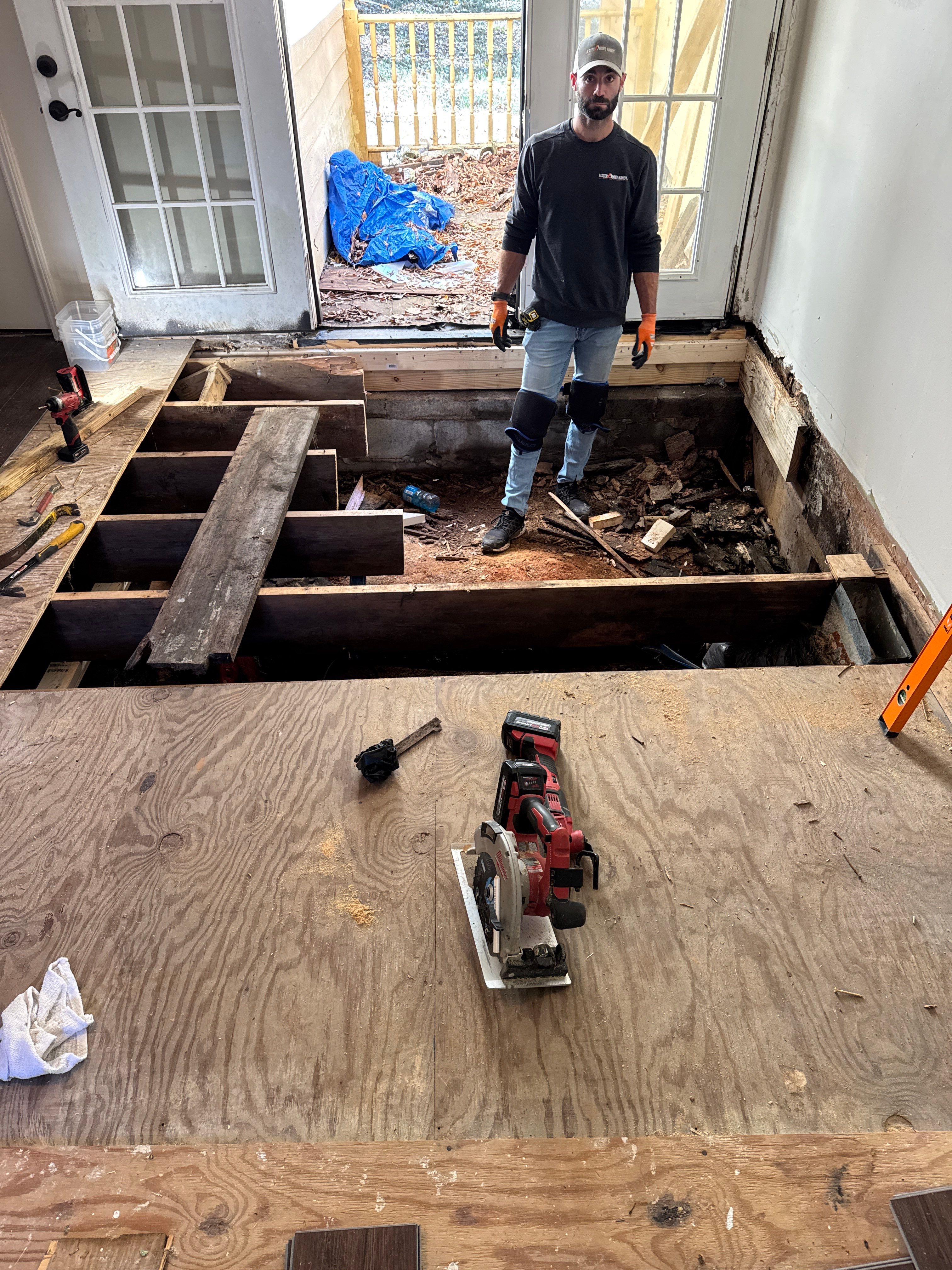 Major Rot & Framing Repair! 🛠️ by A Step Above Handy LLC 
