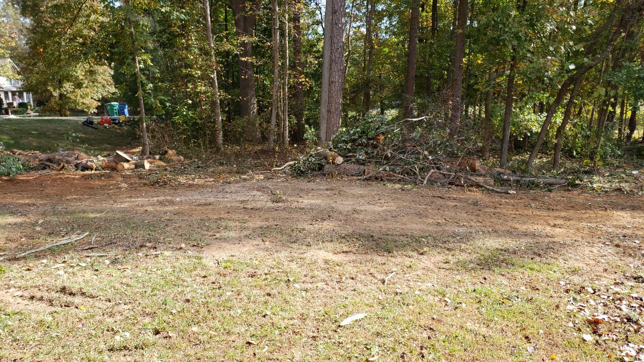 land clearing using machinery by G&H Home Tech Pros LLC
