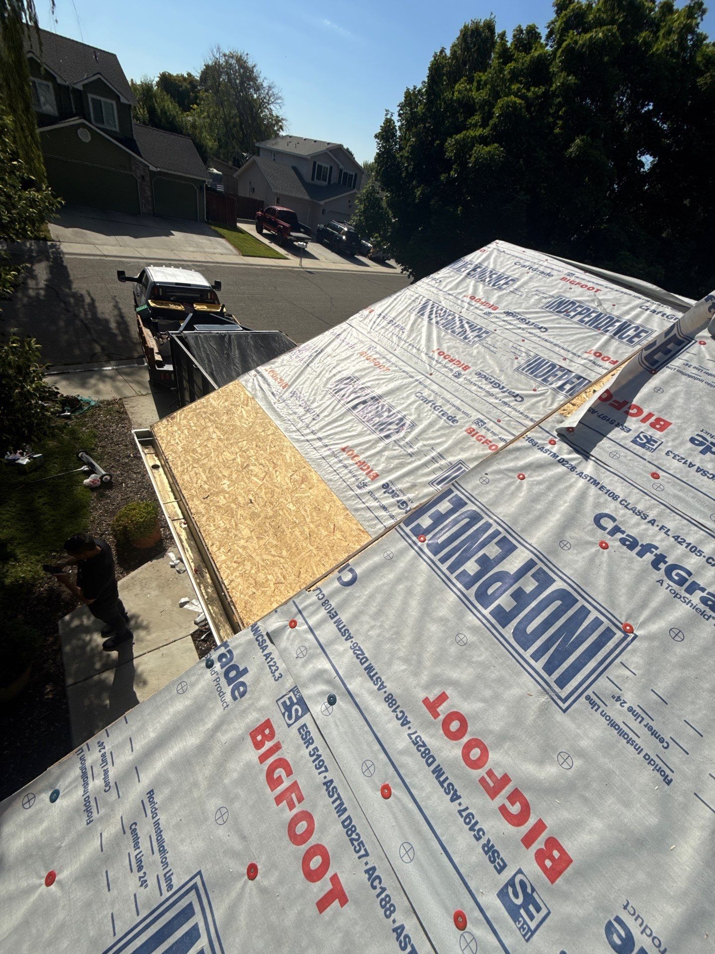 Full Residential Roof Replacement in Kuna Featuring Architectural Shingles by Olive Roofing