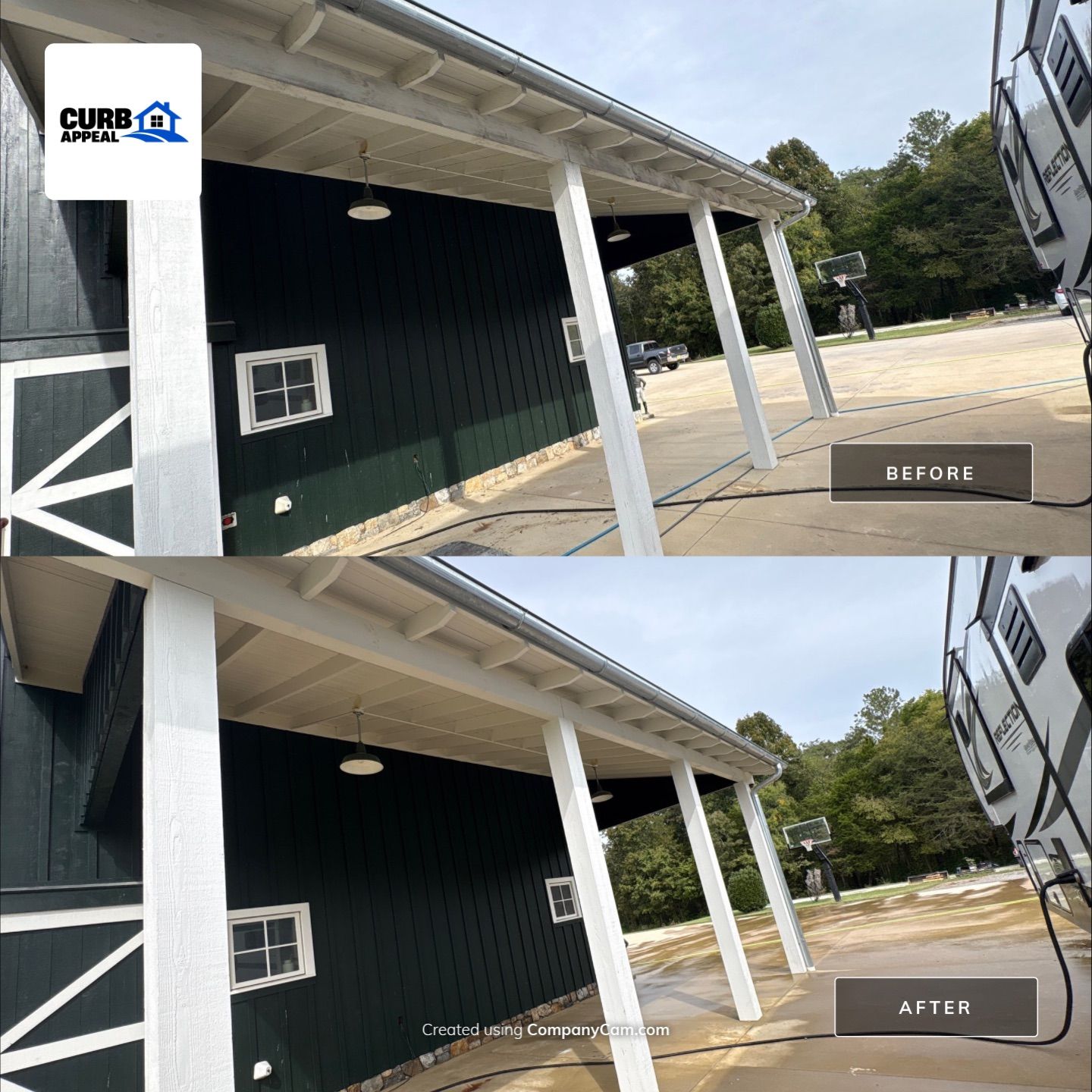 Exterior Siding and Porch Soft Wash in Georgetown, Tennessee by Curb Appeal 