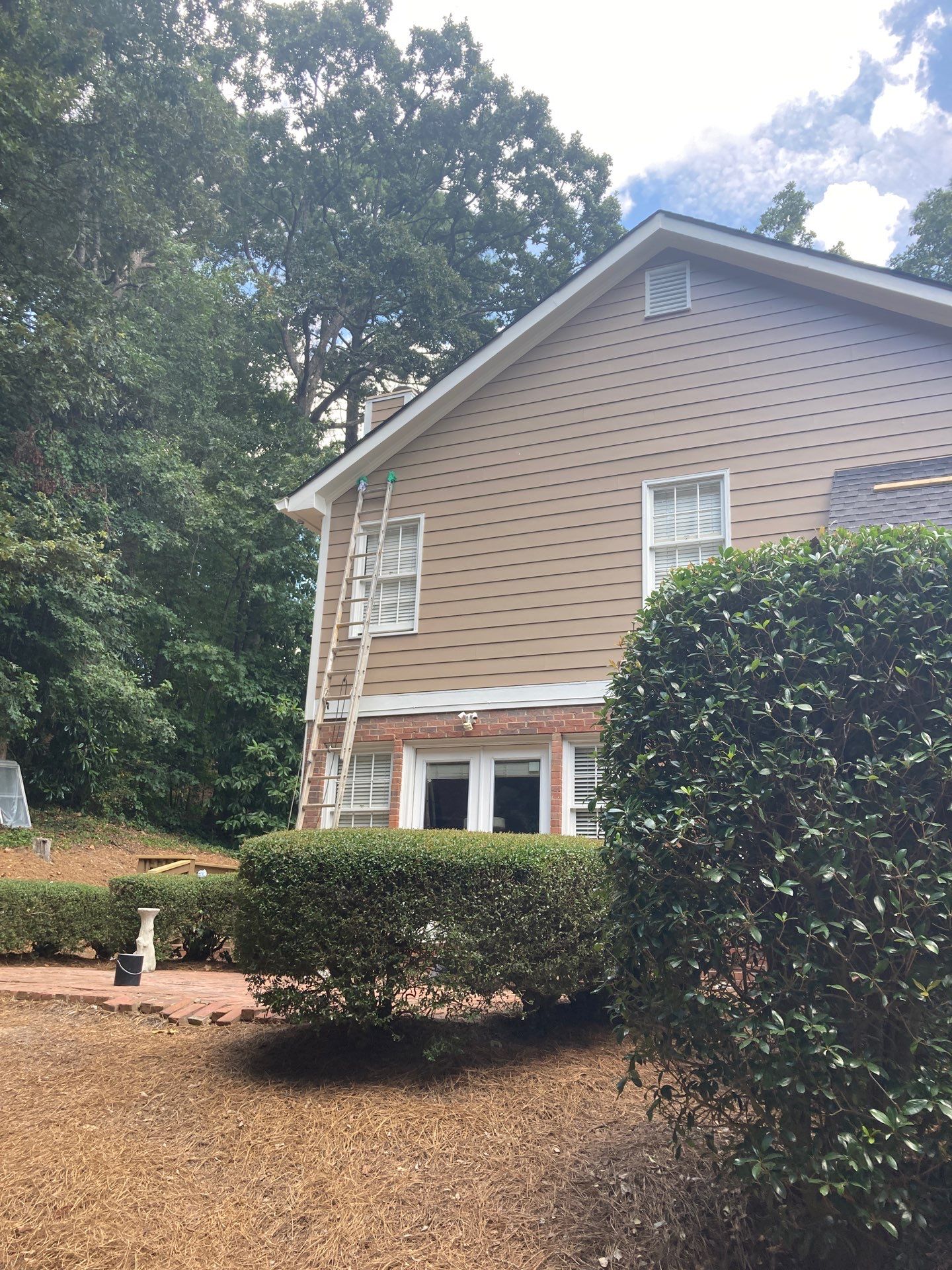 James Hardie Siding Installation, Rotten Wood Replacement, Porch Repairs, and Deck Resurfacing in Smyrna, GA by Nelson Exteriors 